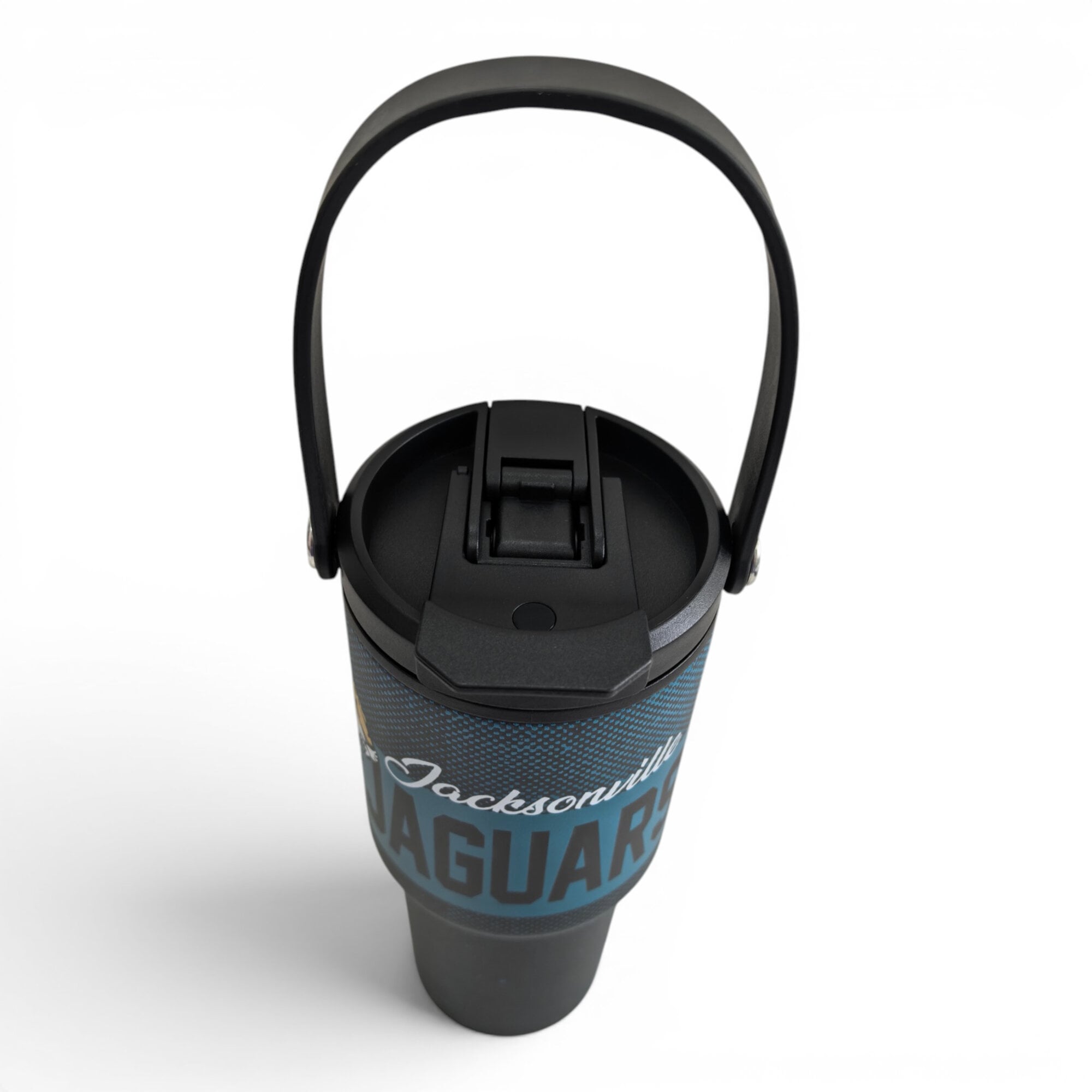 Gourde Pegasus Jacksonville Jaguars de 710 ml (24 oz) en acier inoxydable à dégradé moucheté et double bouchon