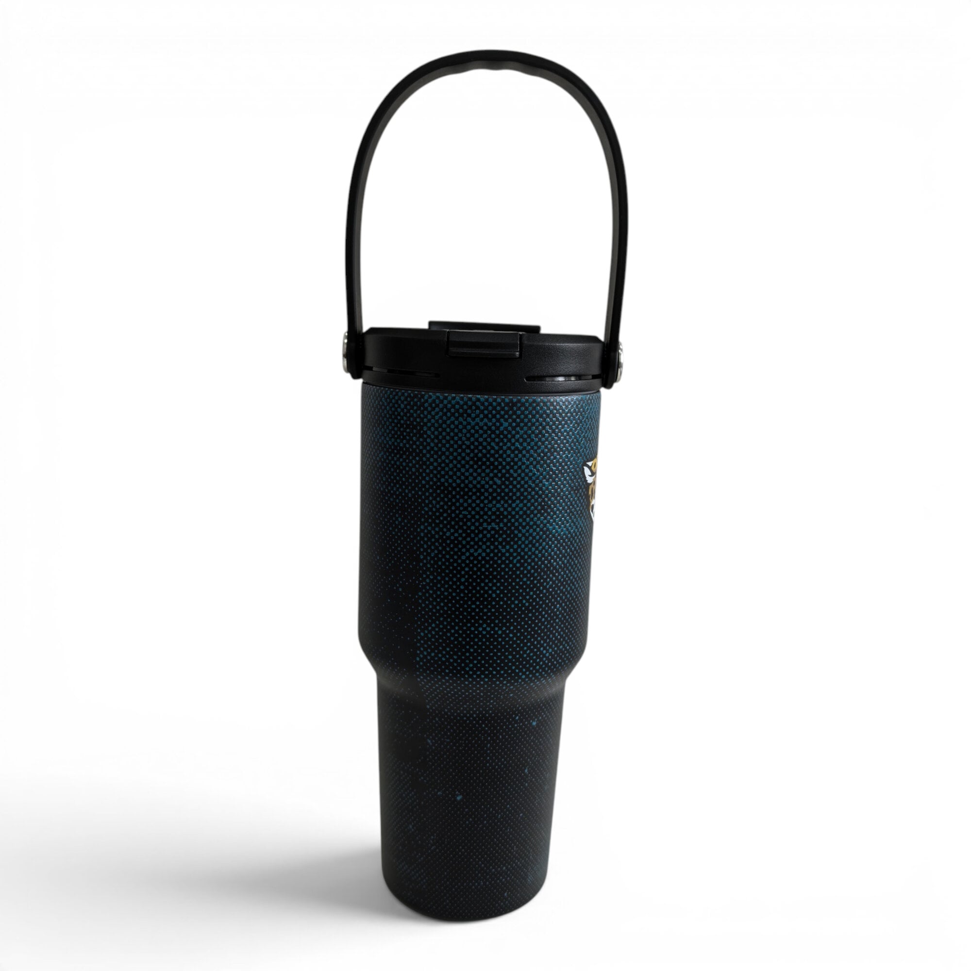 Gourde Pegasus Jacksonville Jaguars de 710 ml (24 oz) en acier inoxydable à dégradé moucheté et double bouchon