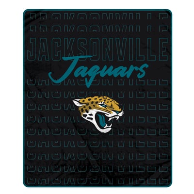 Jacksonville Jaguars Pegasus Echo Script Fade 50" x 60" Ultra Soft Throw Blanket