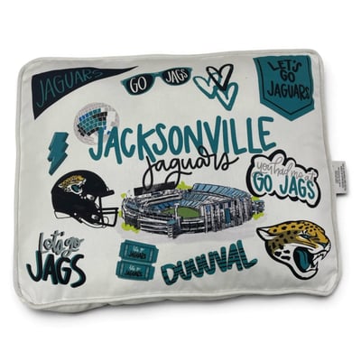 Jacksonville Jaguars Pegasus Loco Fan 19" x 14" Canvas Décor Pillow