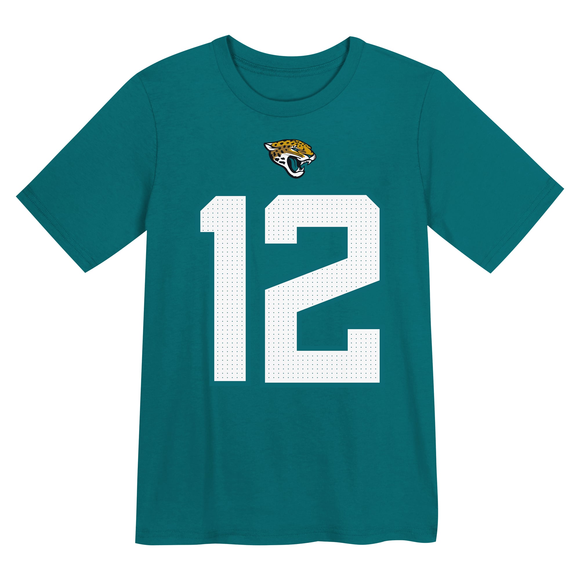 Preschool Nike Travis Hunter Teal Jacksonville Jaguars Player Name & Number T-Shirt