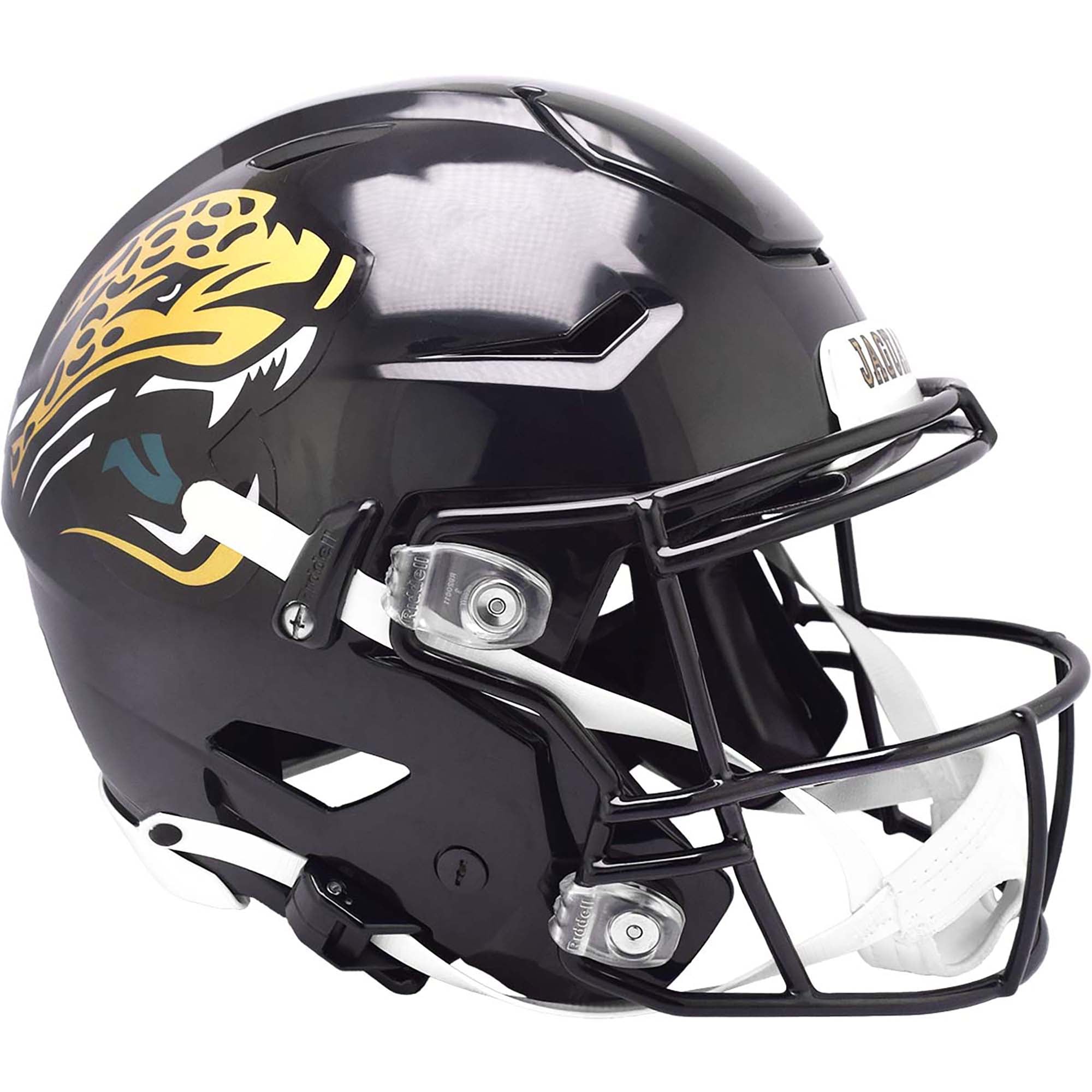Casque authentique Riddell Jacksonville Jaguars 1995-2012 Throwback Speed ​​Flex