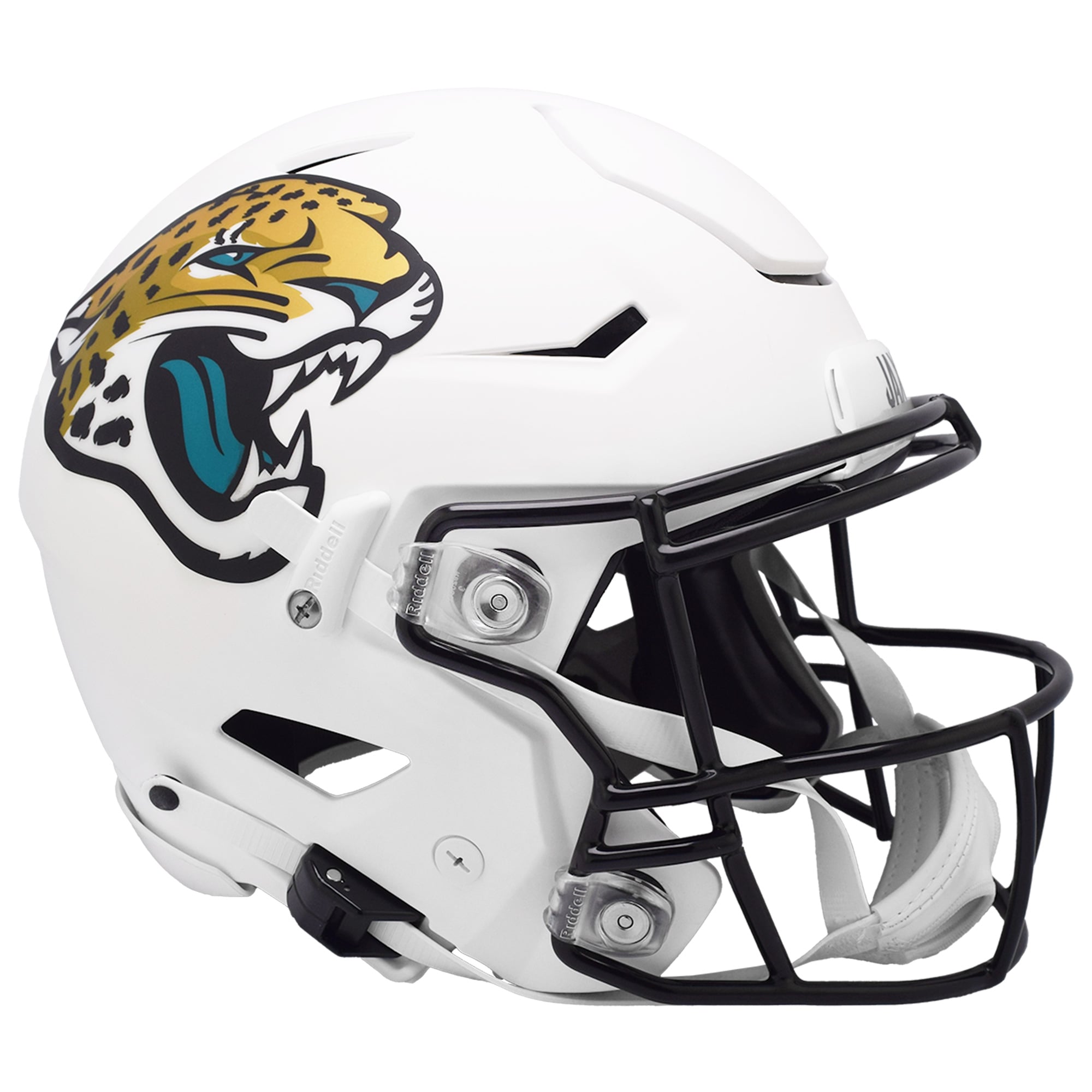 Casque Riddell Jacksonville Jaguars 2024 On-Field Shell blanc Alternate Flex Authentic