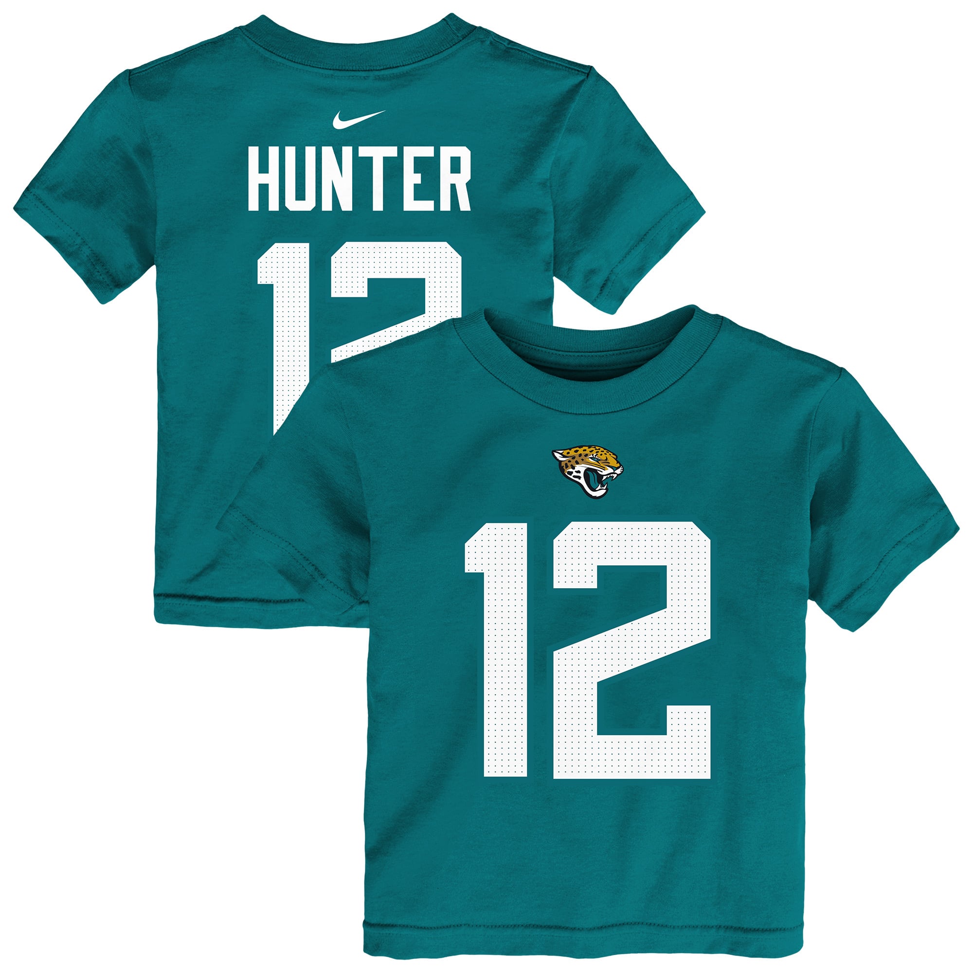 Toddler Nike Travis Hunter Teal Jacksonville Jaguars Player Name & Number T-Shirt