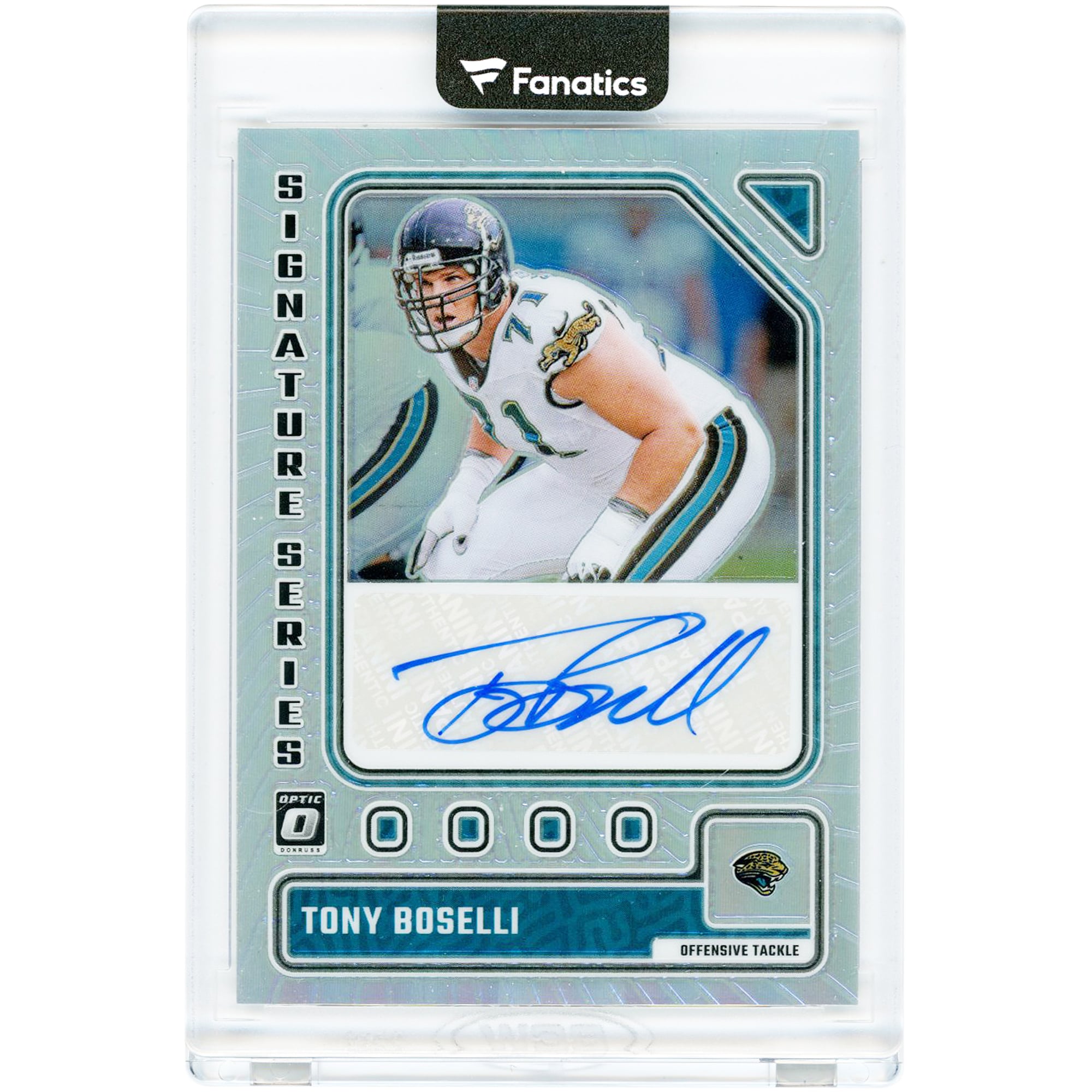 Tony Boselli Jacksonville Jaguars Autographed 2023 Panini Donruss Optic Signature Series #SS-TB Card