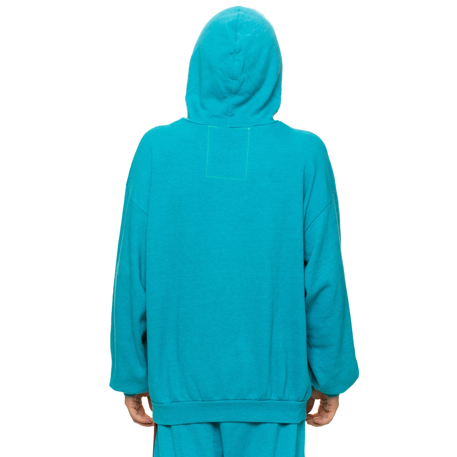 Sweat à capuche unisexe Aviator Nation bleu sarcelle Jacksonville Jaguars, coupe décontractée, en mélange de trois matières.