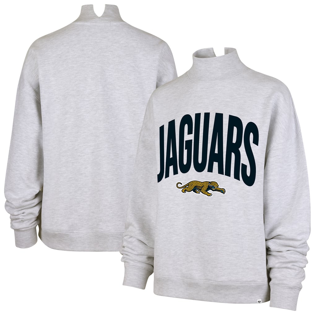 Sweat-shirt à col montant Subtle Muse pour femme des Jaguars de Jacksonville (modèle n° 47) - Gris