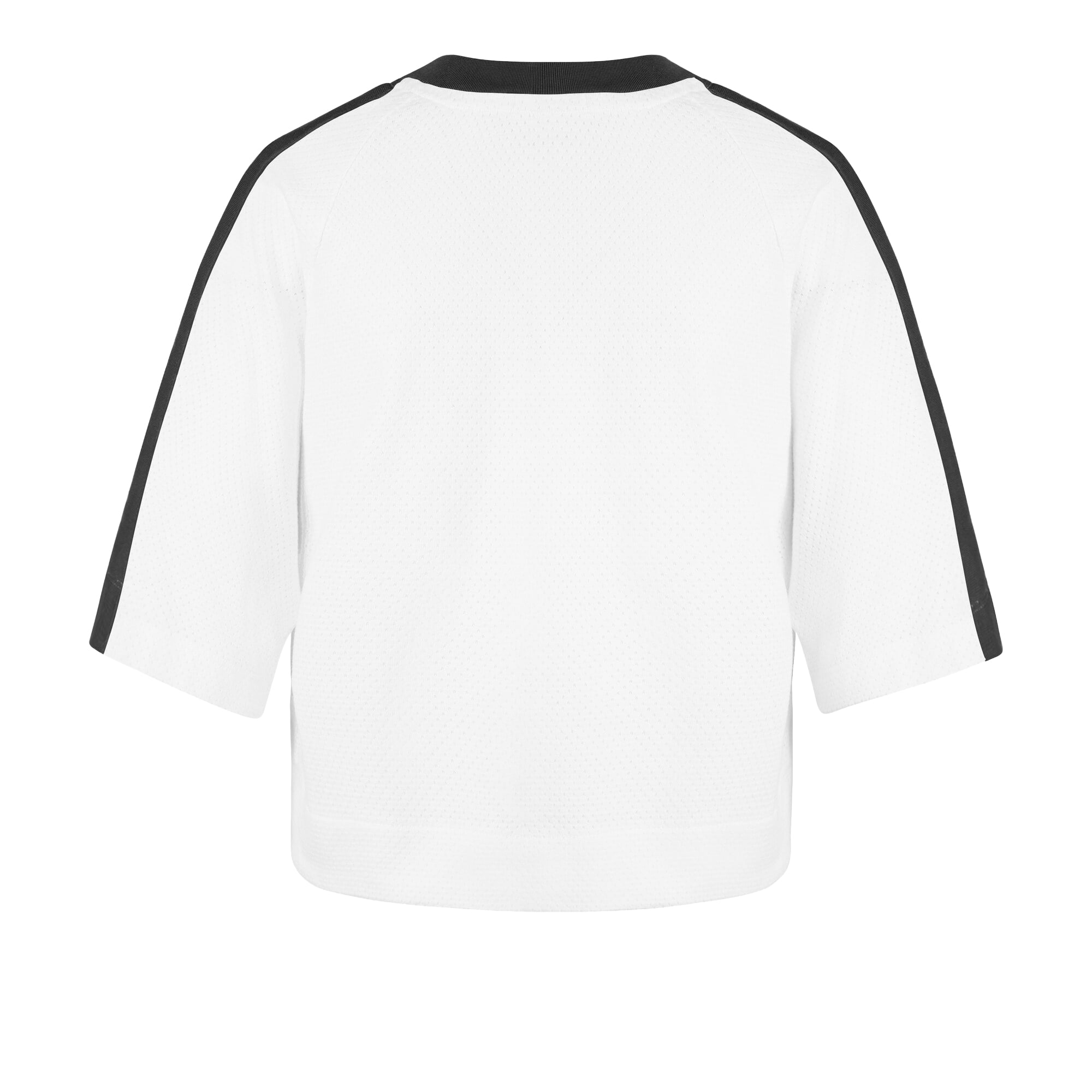 Women's '47 White Jacksonville Jaguars Big Overarch Drop Needle Raglan V-Neck T-Shirt