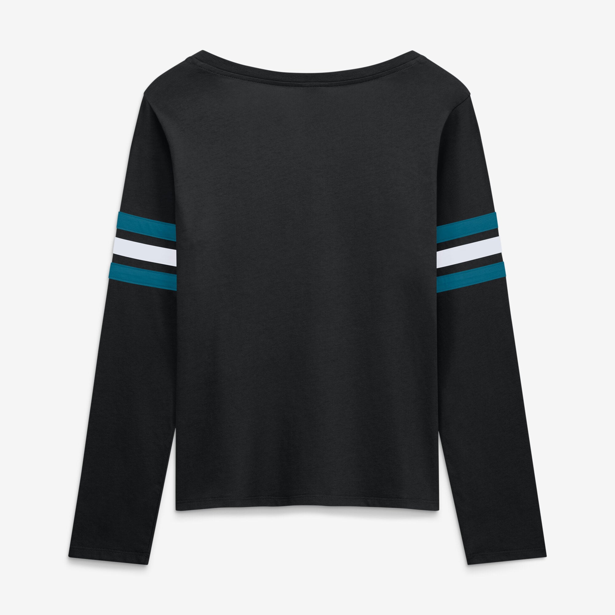 T-shirt à manches longues lacets Fanatics Black Jacksonville Jaguars pour femmes