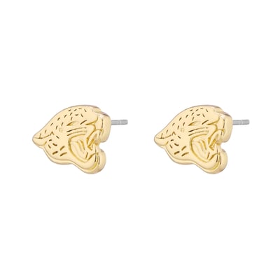  Jacksonville Jaguars LUV AJ Women's Logo Stud Earrings - Gold