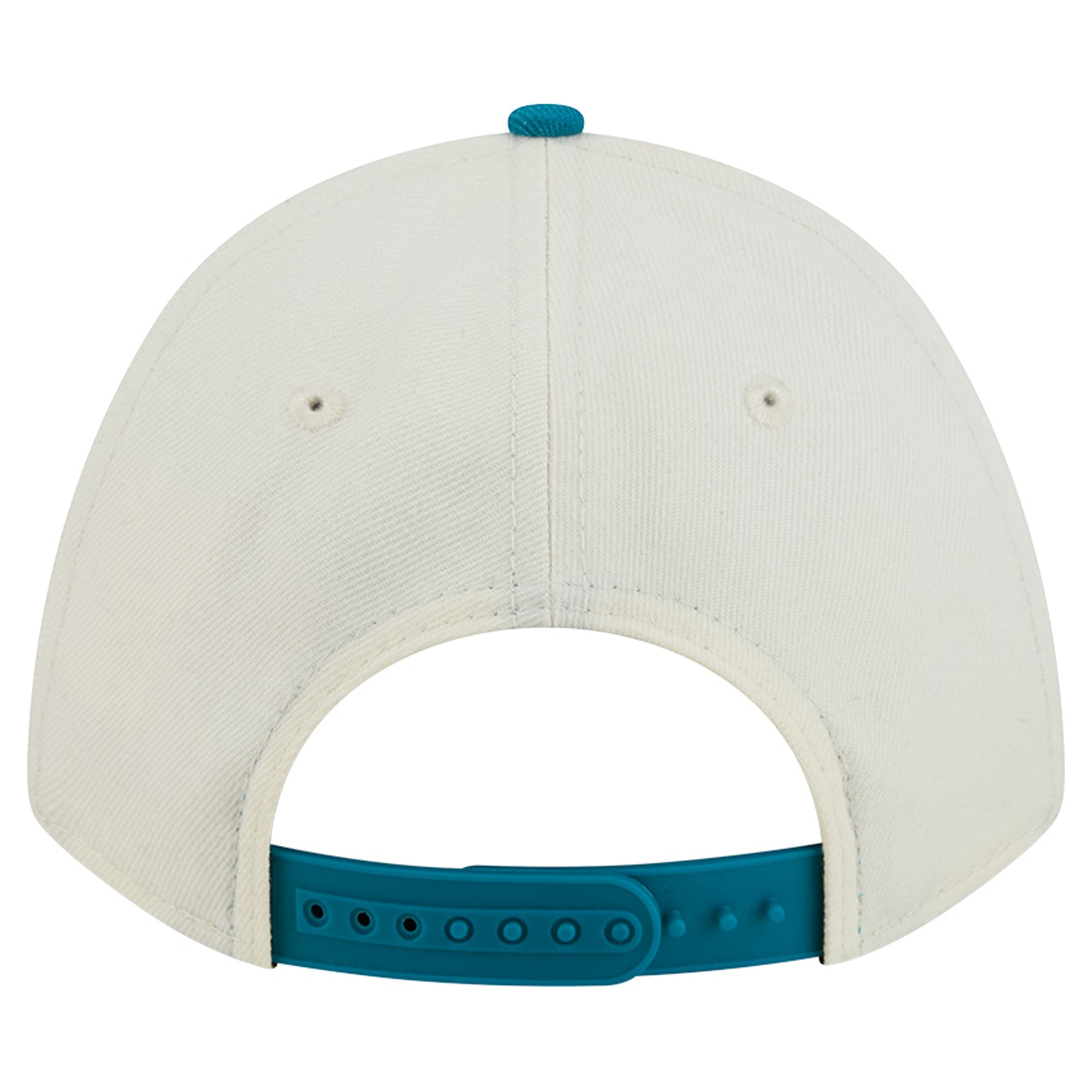 Women's New Era Cream/Teal Jacksonville Jaguars Tonal A-Frame 9FORTY Adjustable Hat