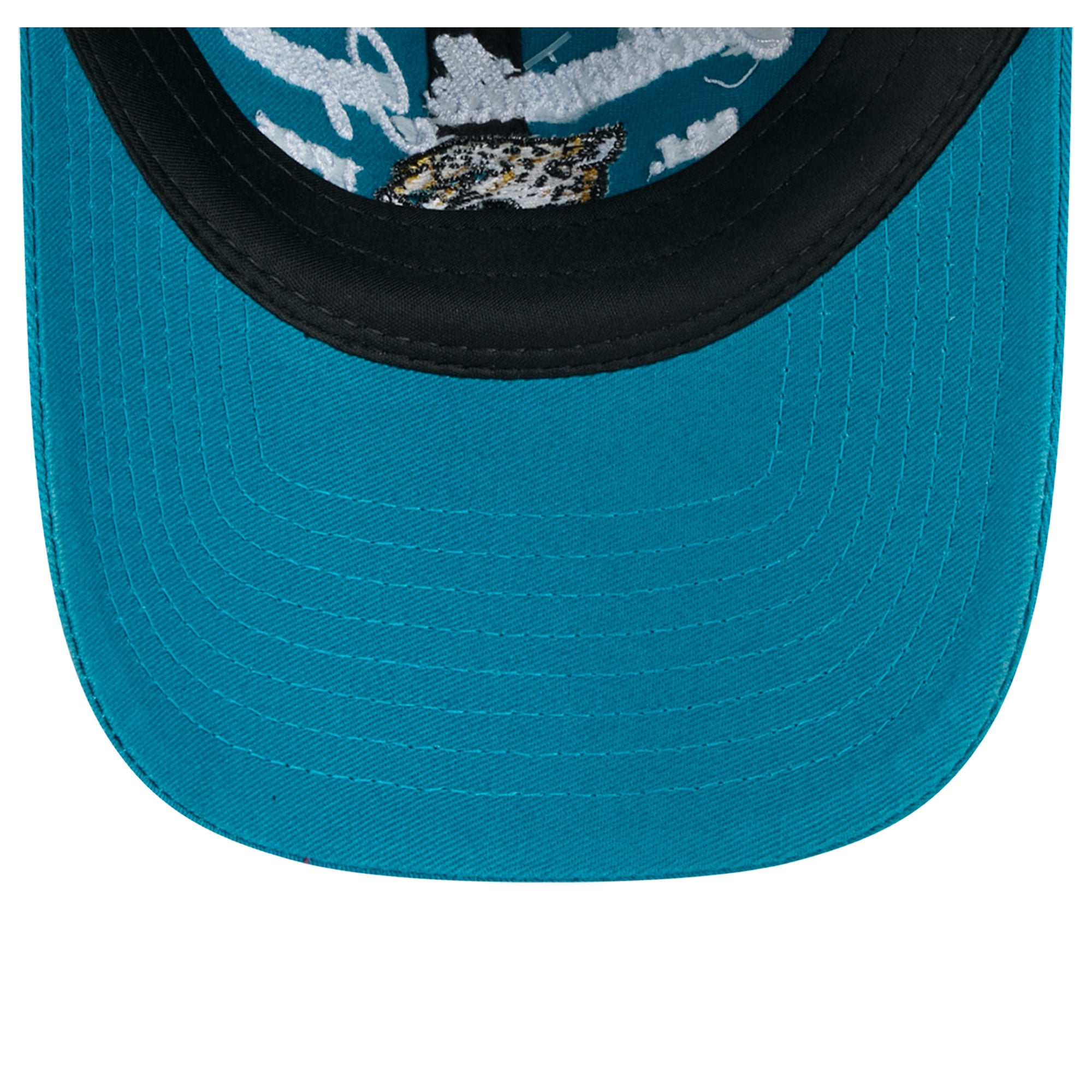 Casquette New Era pour femme, couleur turquoise, logo Jacksonville Jaguars, style classique décontracté et ajustable