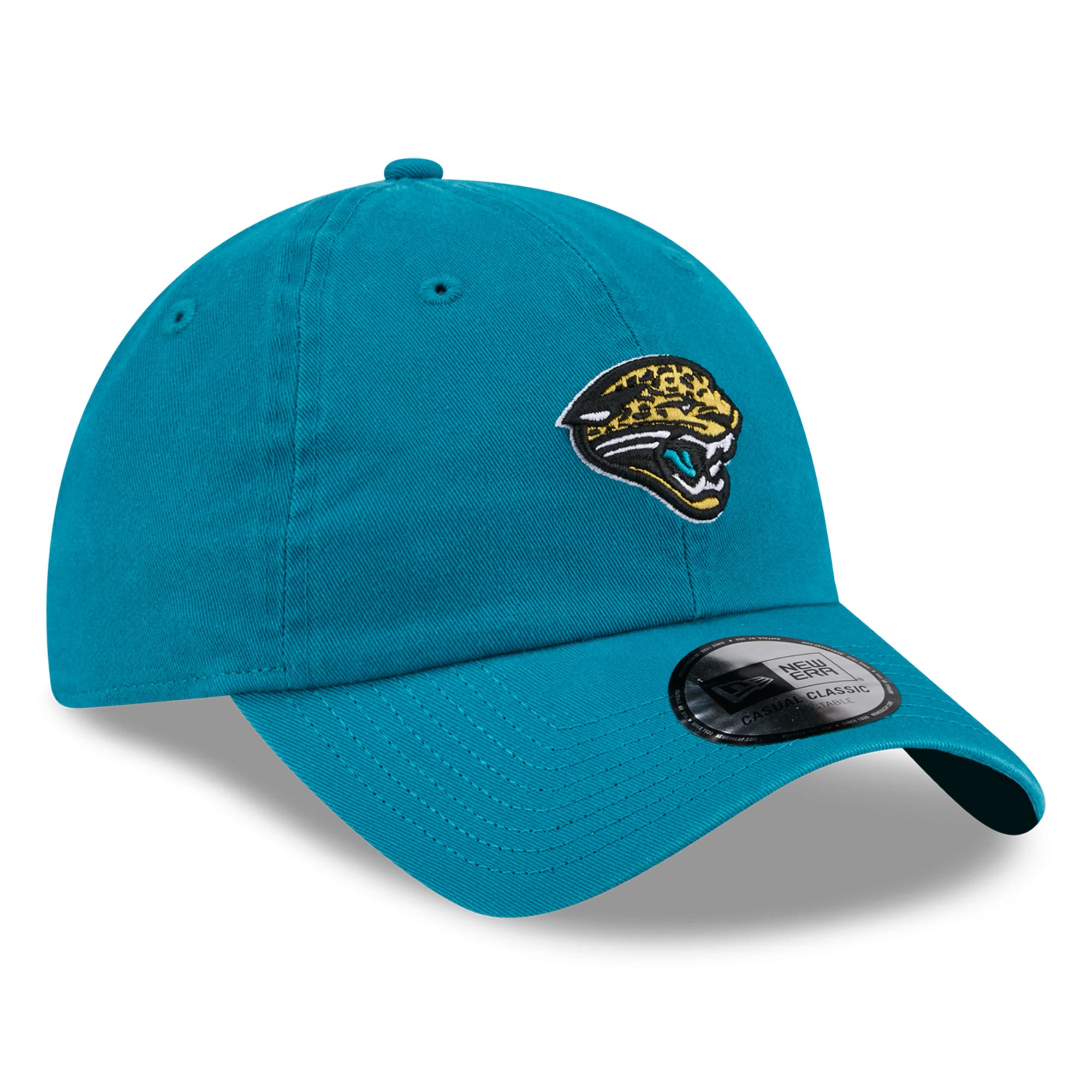 Casquette New Era pour femme, couleur turquoise, style rétro, Jacksonville Jaguars, modèle classique et ajustable