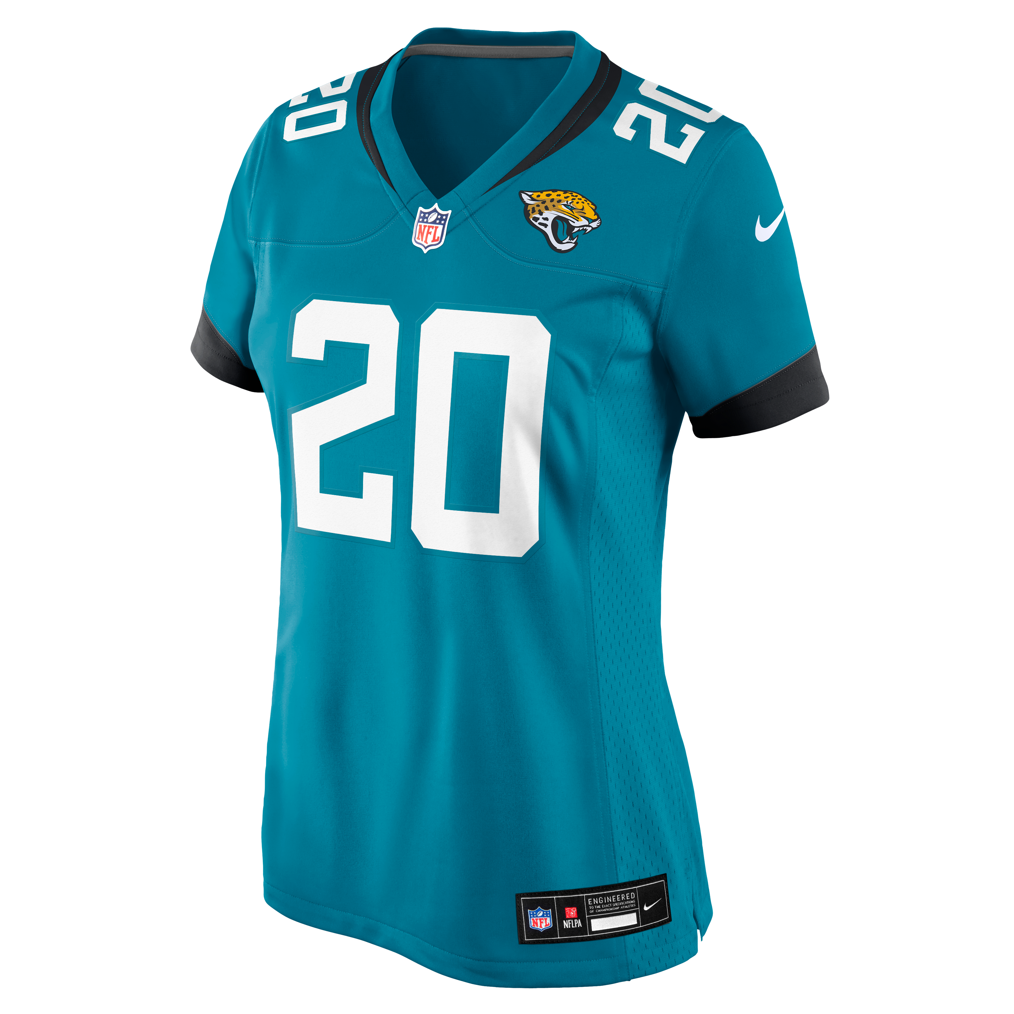 Maillot de match Nike Ameer Abdullah Teal des Jaguars Jacksonville pour femmes
