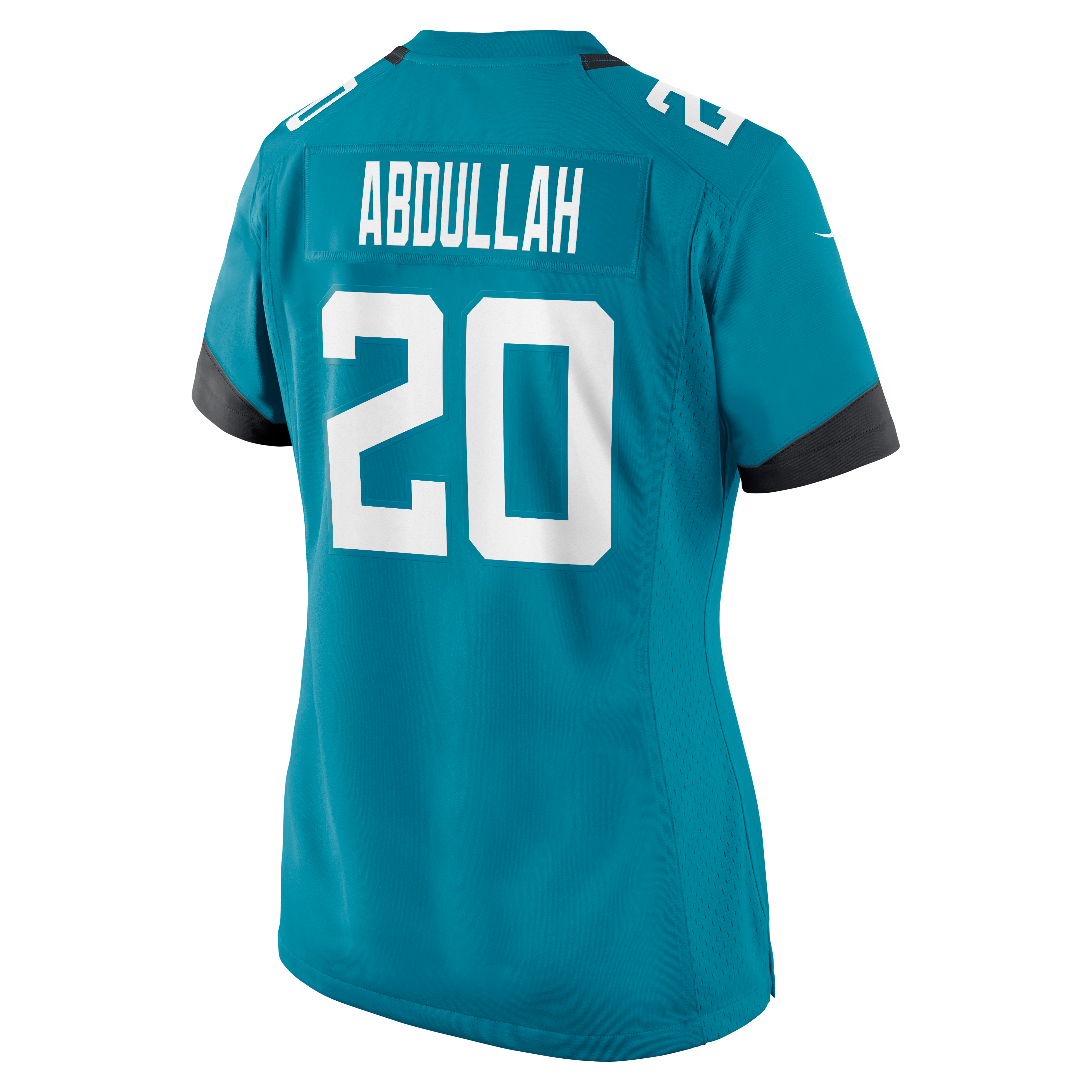 Maillot de match Nike Ameer Abdullah Teal des Jaguars Jacksonville pour femmes