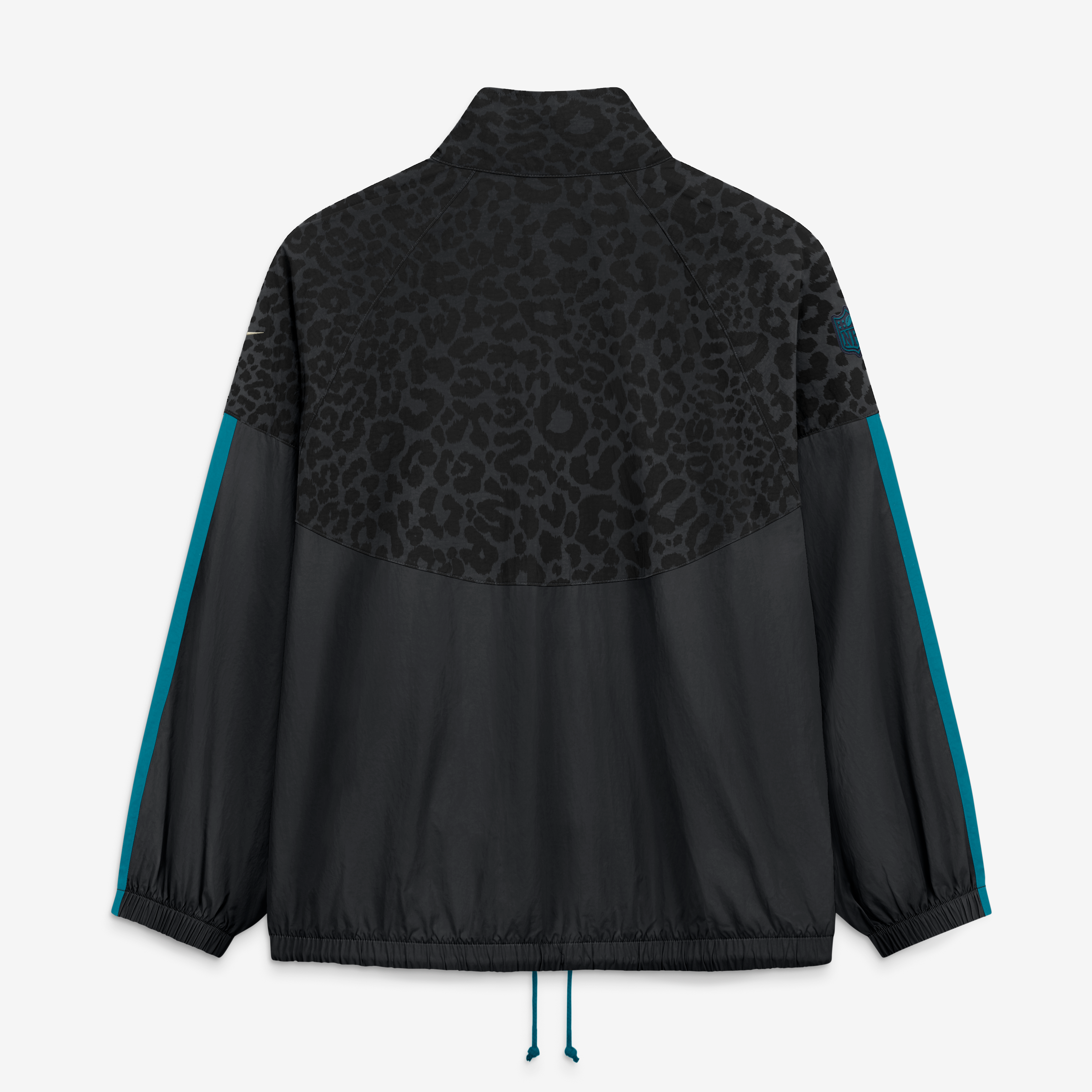 Veste zippée oversize Nike noire pour femme, collection Jacksonville Jaguars 2026 Rivalries