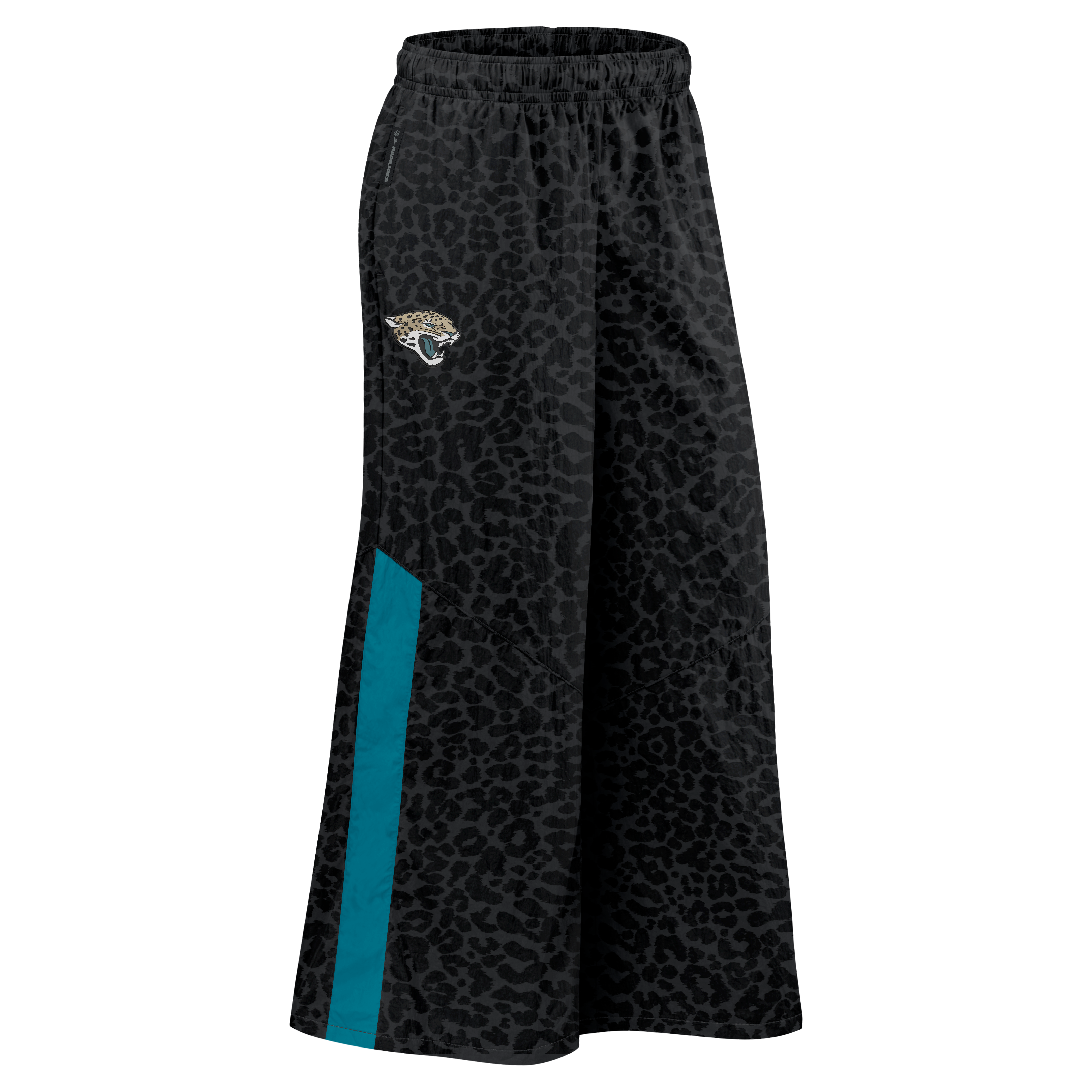 Pantalon tissé à jambes larges Nike pour femme, collection Rivalries 2026 des Jaguars de Jacksonville, noir