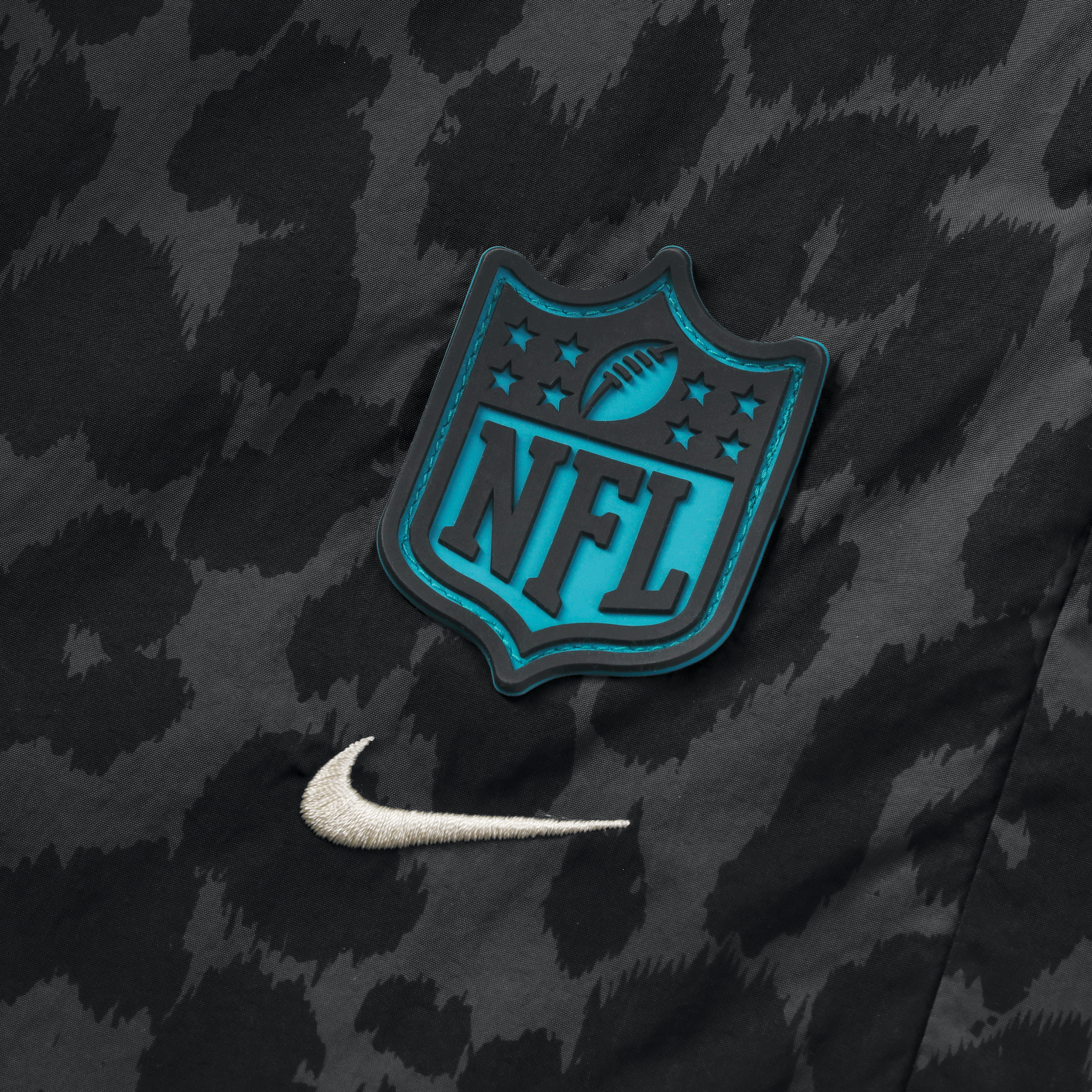 Pantalon tissé à jambes larges Nike pour femme, collection Rivalries 2026 des Jaguars de Jacksonville, noir