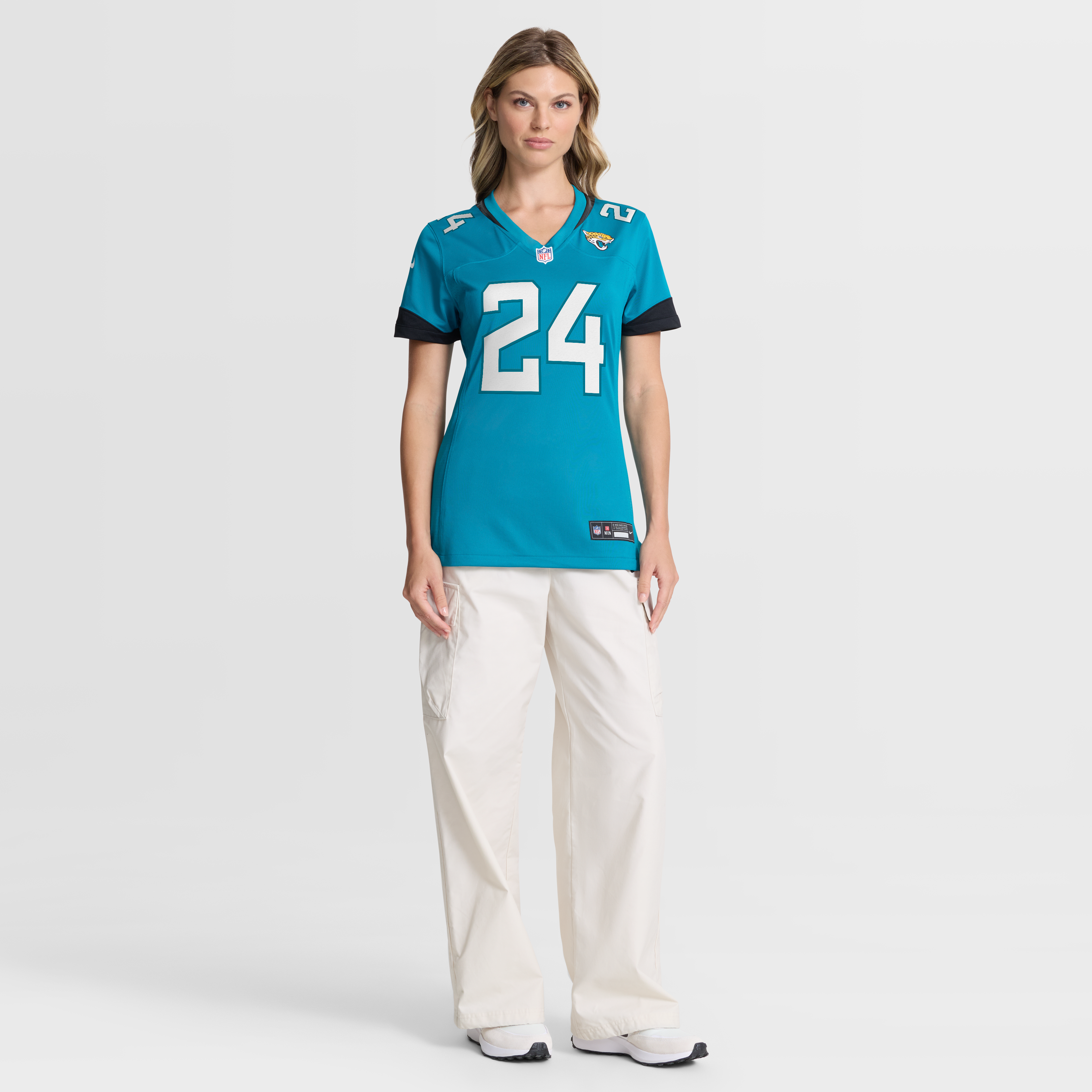 Maillot de match Nike Chris Rodriguez Jr. turquoise des Jaguars Jacksonville pour femmes