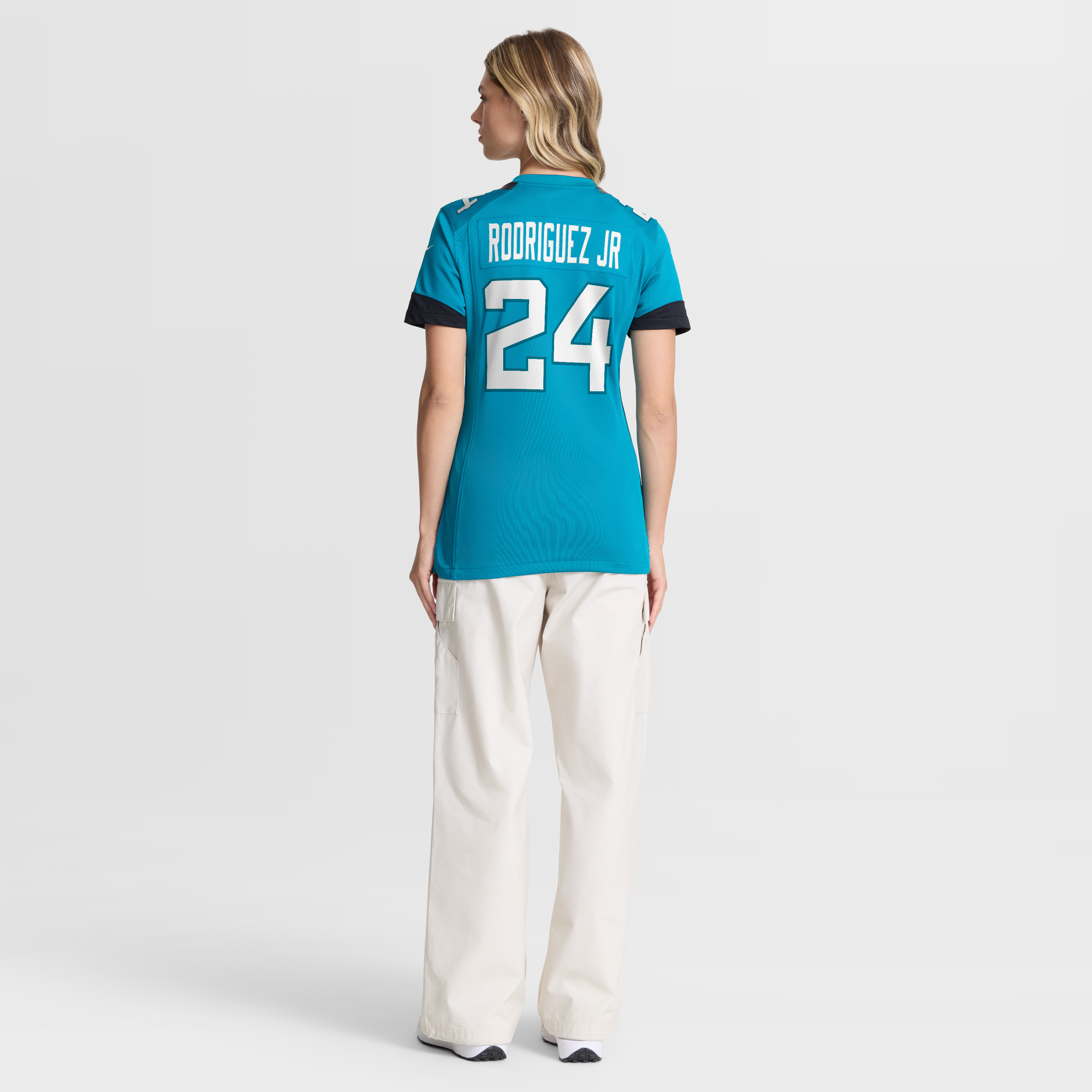 Maillot de match Nike Chris Rodriguez Jr. turquoise des Jaguars Jacksonville pour femmes