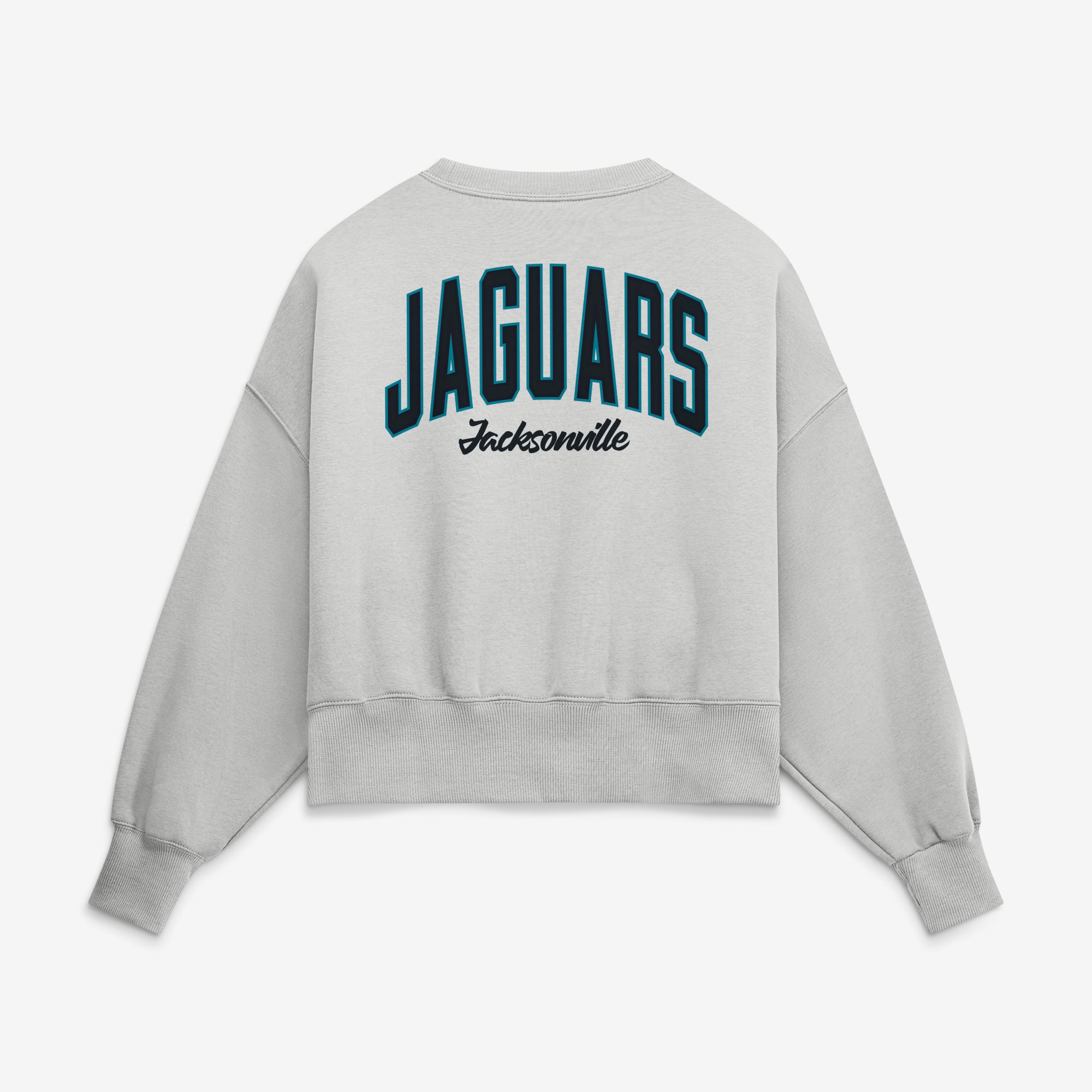Sweat-shirt polaire surdimensionné Nike Primetime Phoenix gris pour femme, des Jaguars de Jacksonville