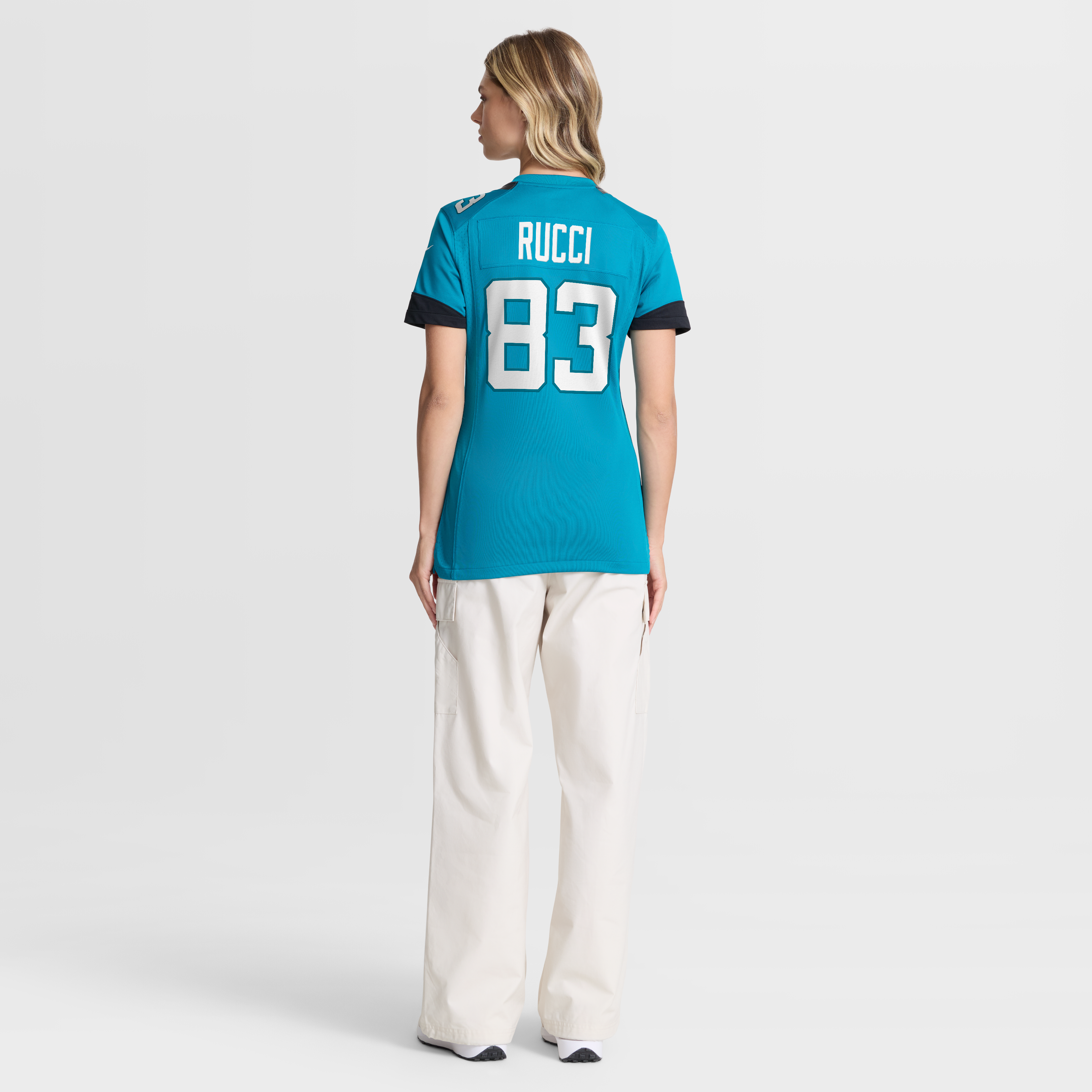 Maillot de match Nike Hayden Rucci turquoise des Jaguars Jacksonville pour femmes