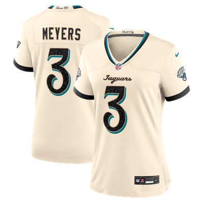 Jakobi Meyers Jacksonville Jaguars Nike Women's 2026 Rivalries Collection Game Jersey - Natural