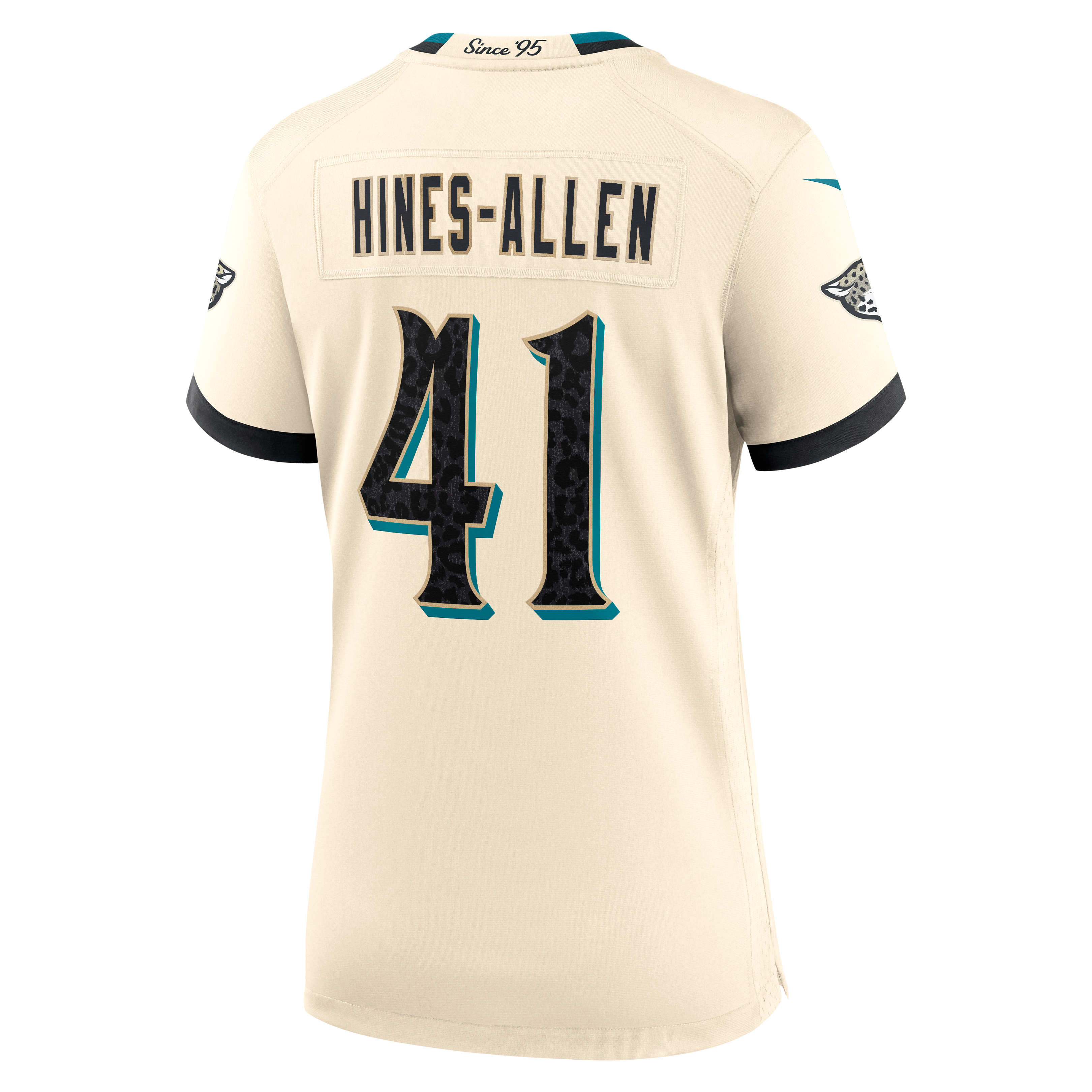 Women's Nike Josh Hines-Allen Natural Jacksonville Jaguars 2026 Rivalries Collection Game Jersey