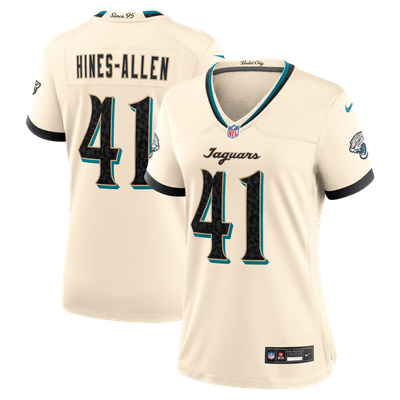 Josh Hines-Allen Jacksonville Jaguars Nike Women's 2026 Rivalries Collection Game Jersey - Natural