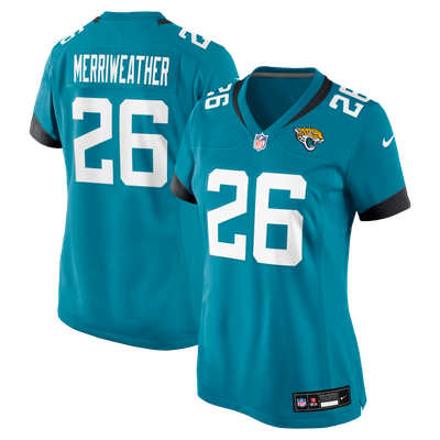 Kaevon Merriweather Jacksonville Jaguars Nike Women's Team Game Jersey - Teal