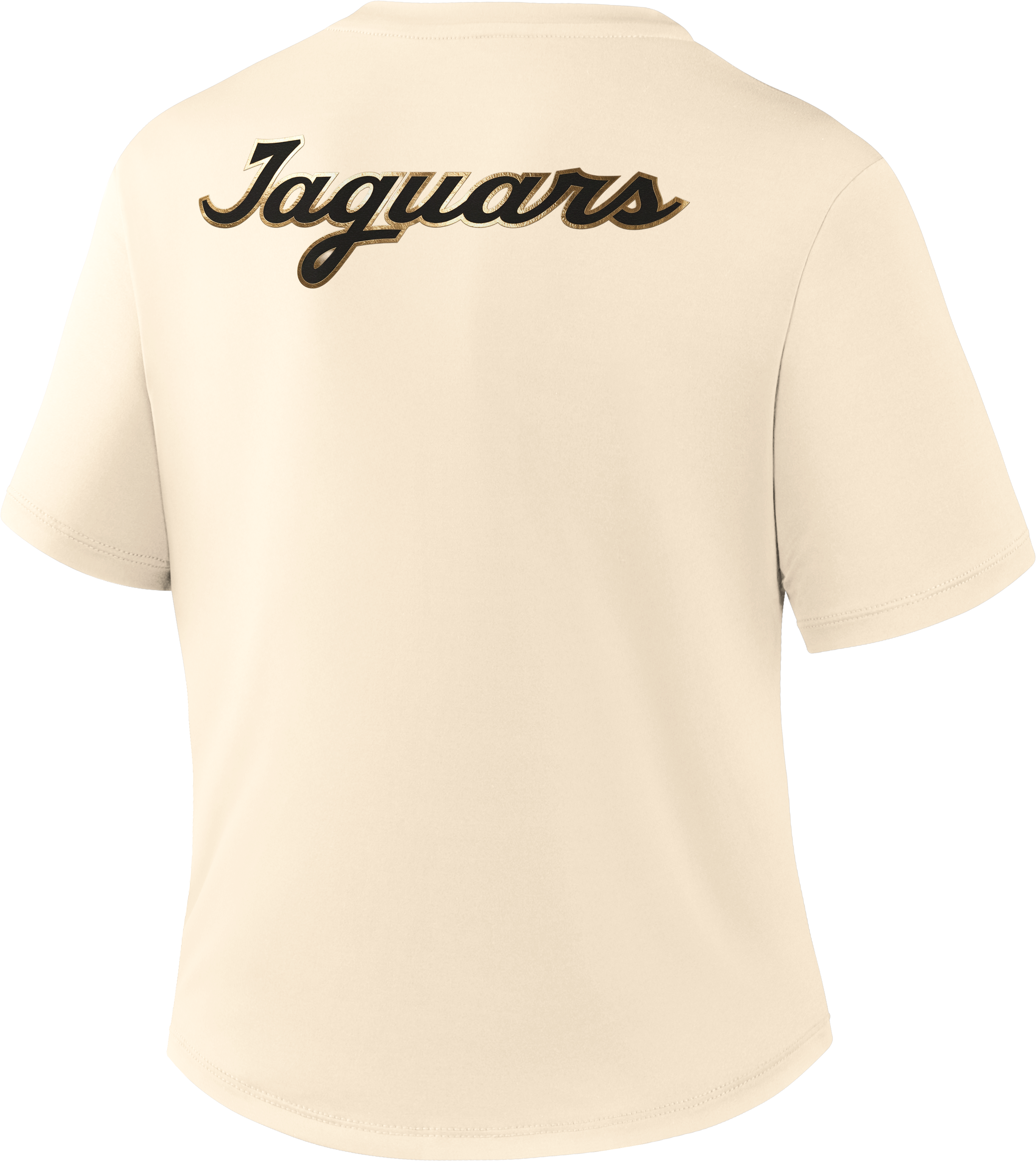 Women's Nike  Natural Jacksonville Jaguars 2026 Rivalries Collection Classic Twist Cropped T-Shirt