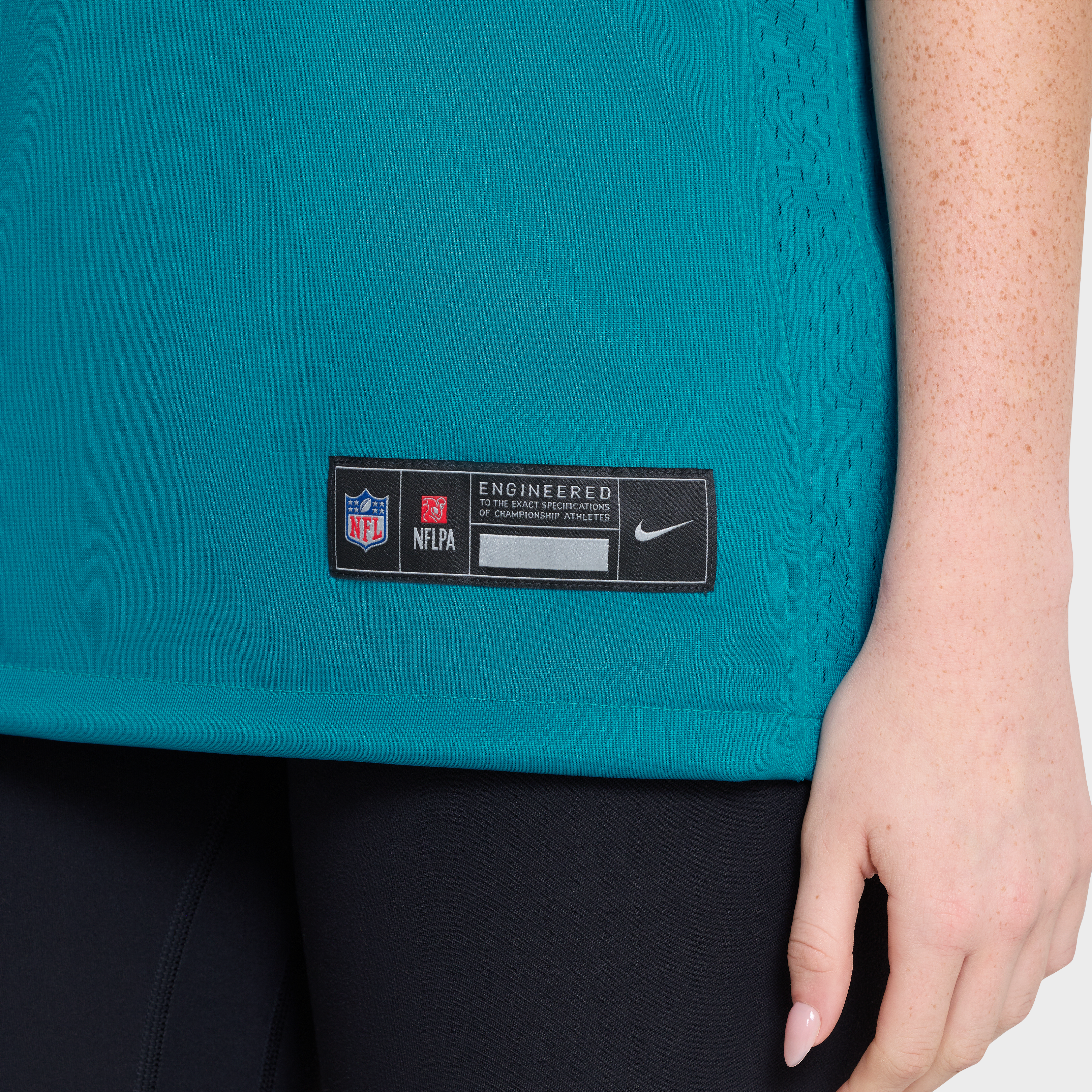 Maillot de match rétro alternatif Nike Parker Washington Teal des Jaguars Jacksonville pour femmes