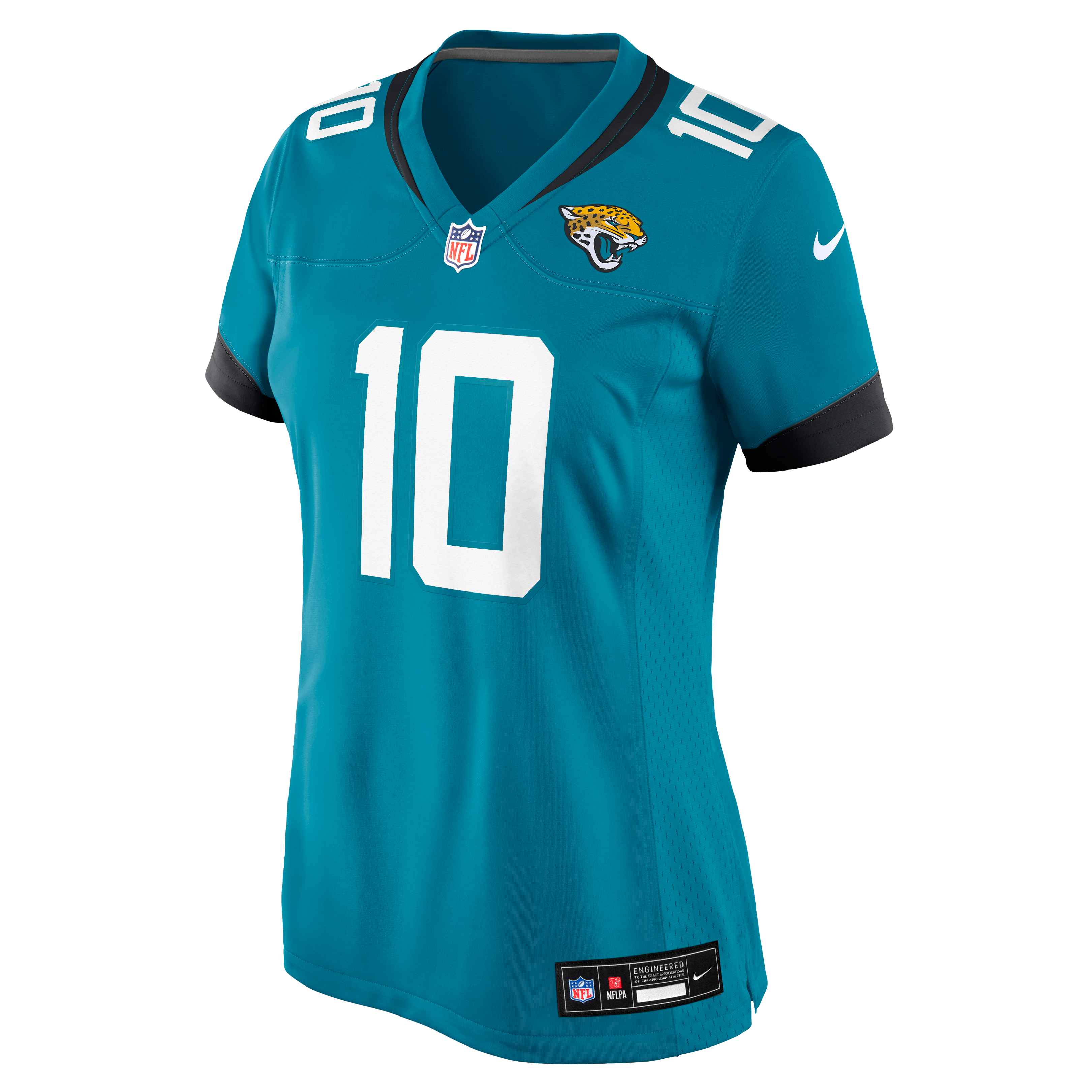 Maillot de match Nike Quinn Ewers turquoise des Jaguars Jacksonville pour femmes