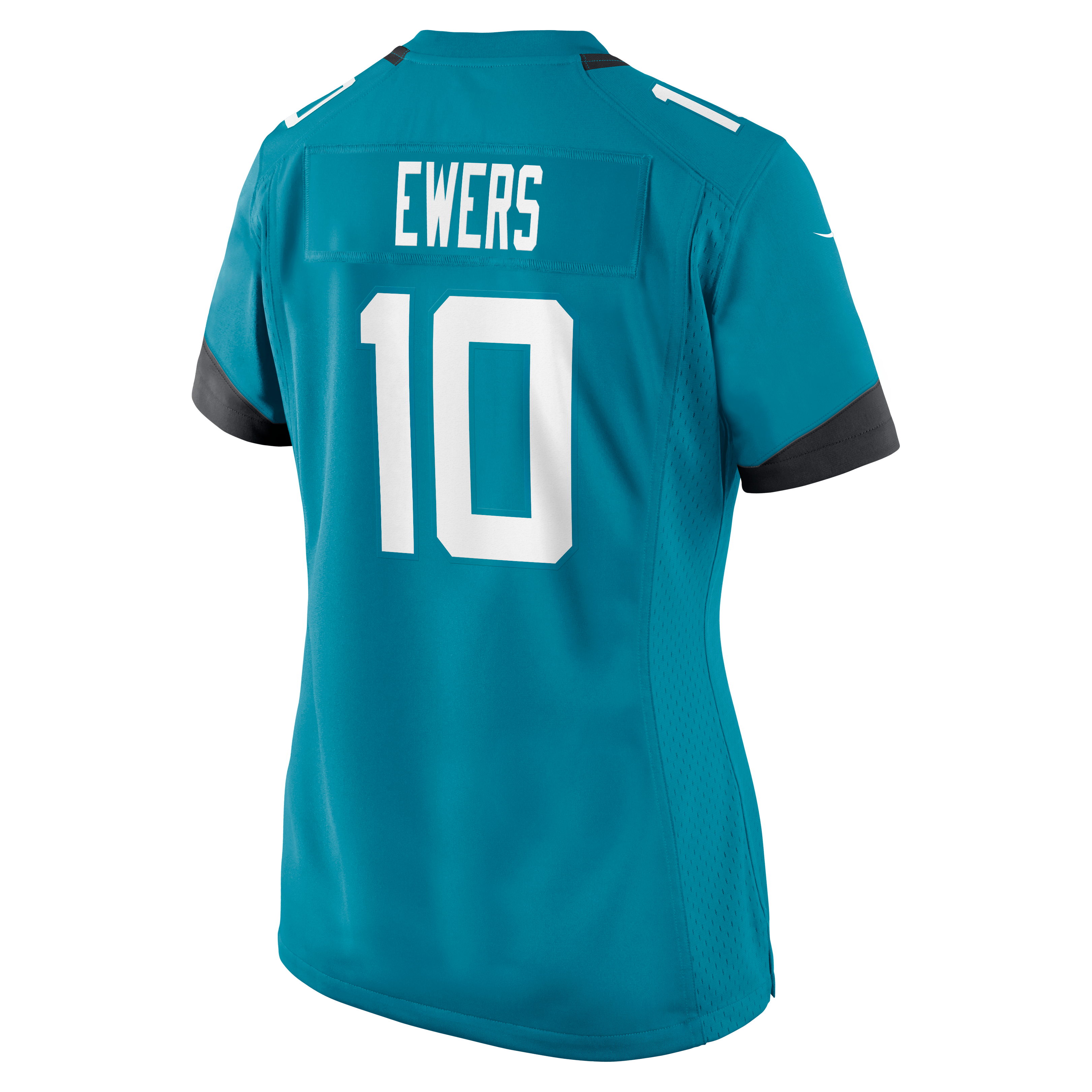Maillot de match Nike Quinn Ewers turquoise des Jaguars Jacksonville pour femmes