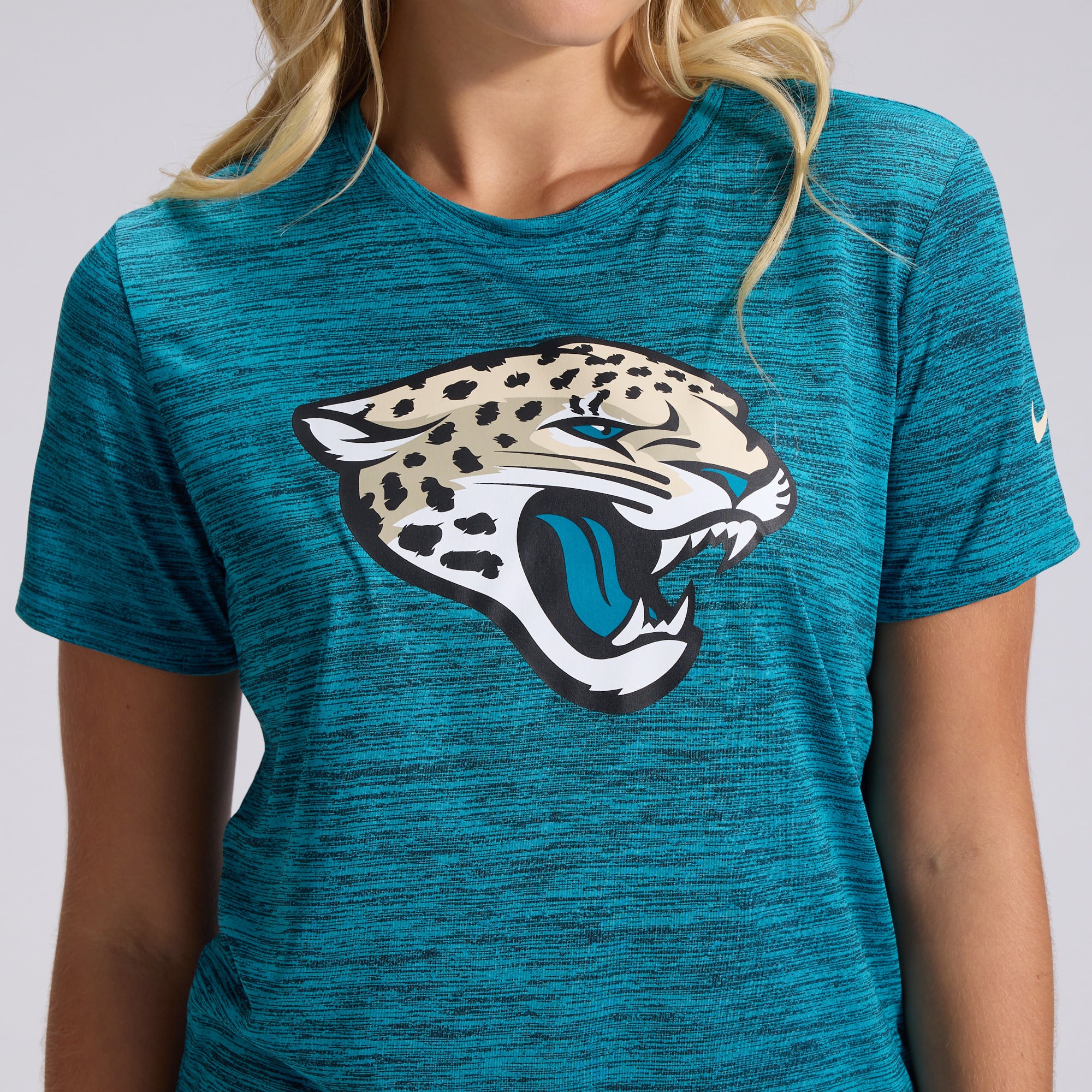 Women's Nike Teal Jacksonville Jaguars 2026 Rivalries Collection Sideline Velocity Dri-FIT T-Shirt