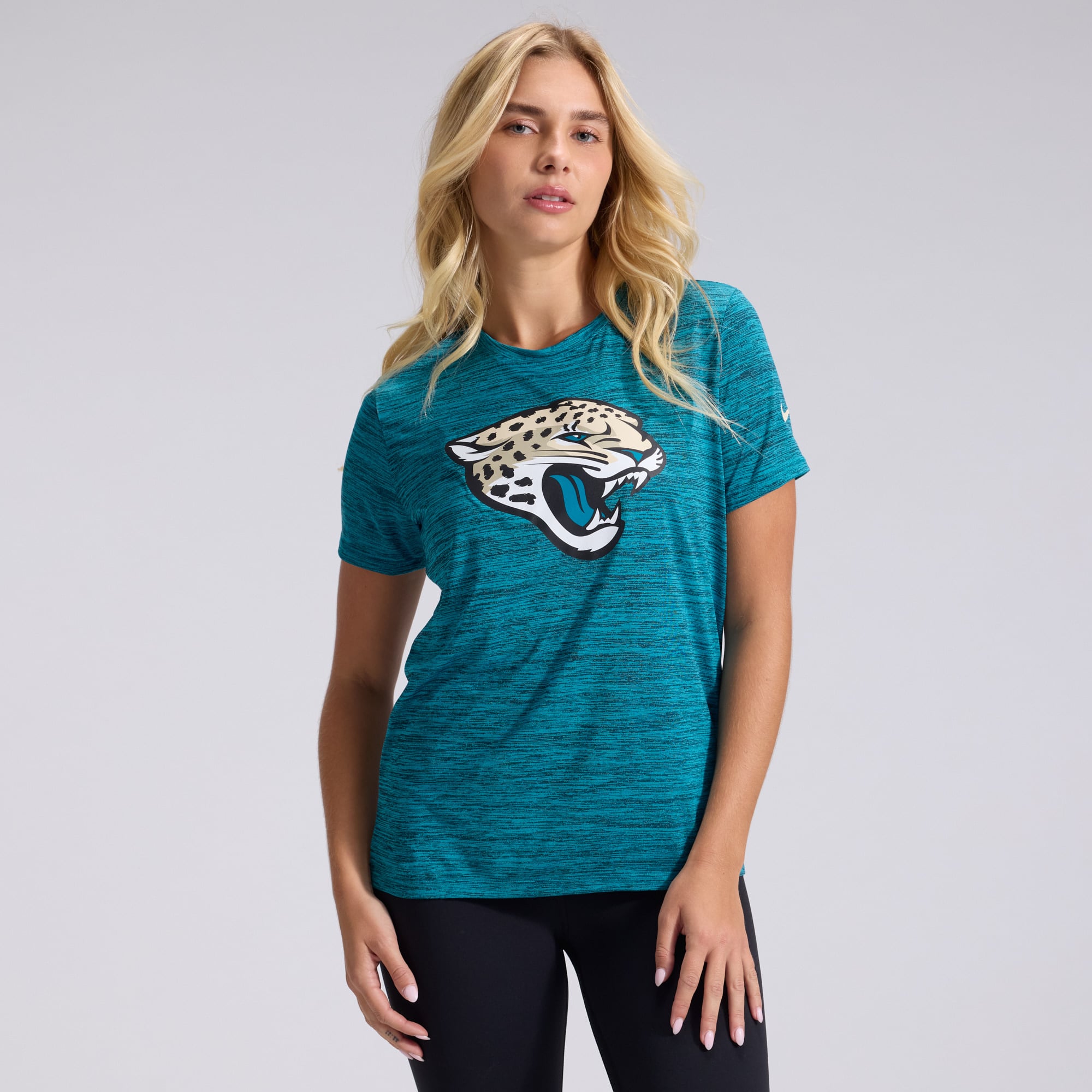 Women's Nike Teal Jacksonville Jaguars 2026 Rivalries Collection Sideline Velocity Dri-FIT T-Shirt