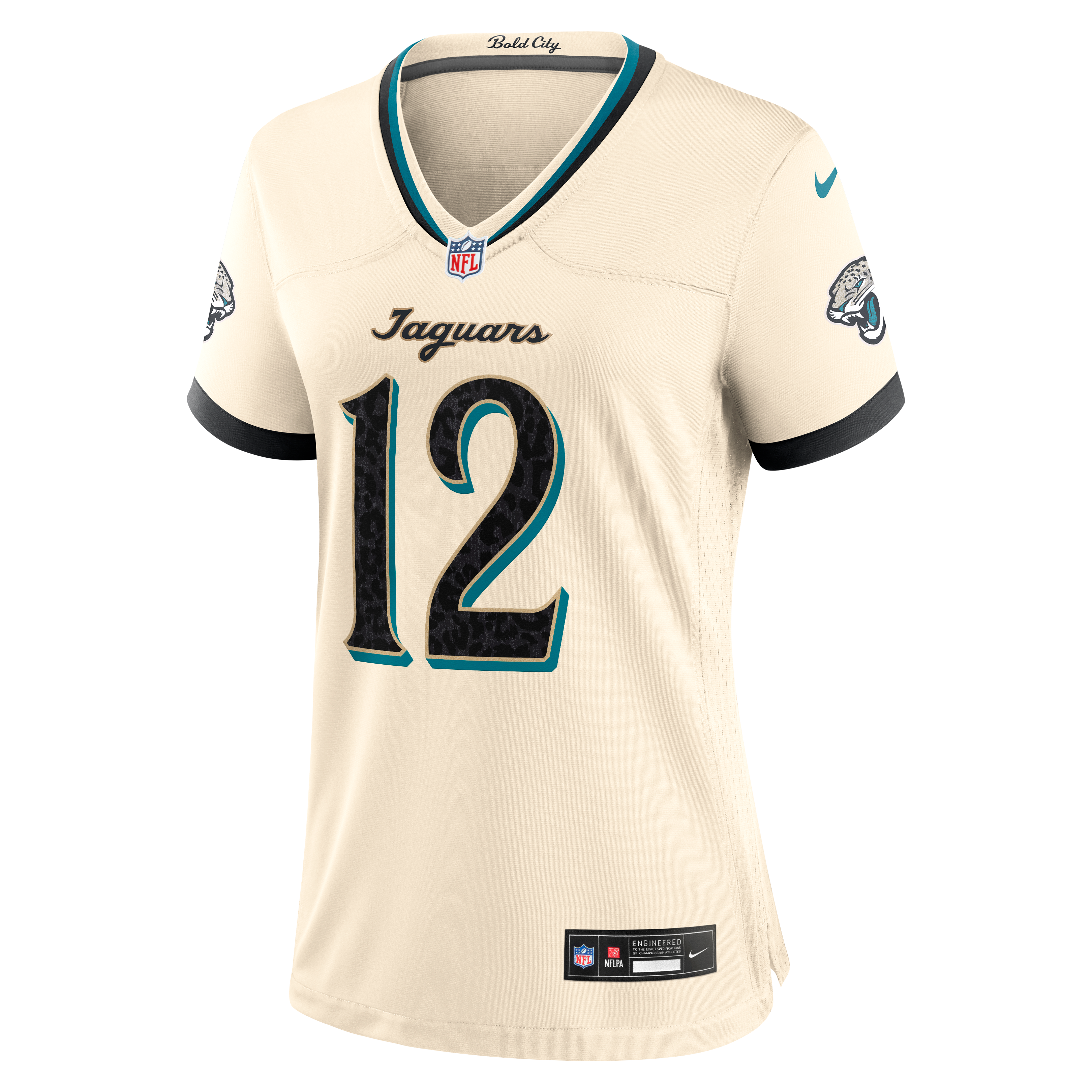 Women's Nike Travis Hunter Natural Jacksonville Jaguars 2026 Rivalries Collection Game Jersey
