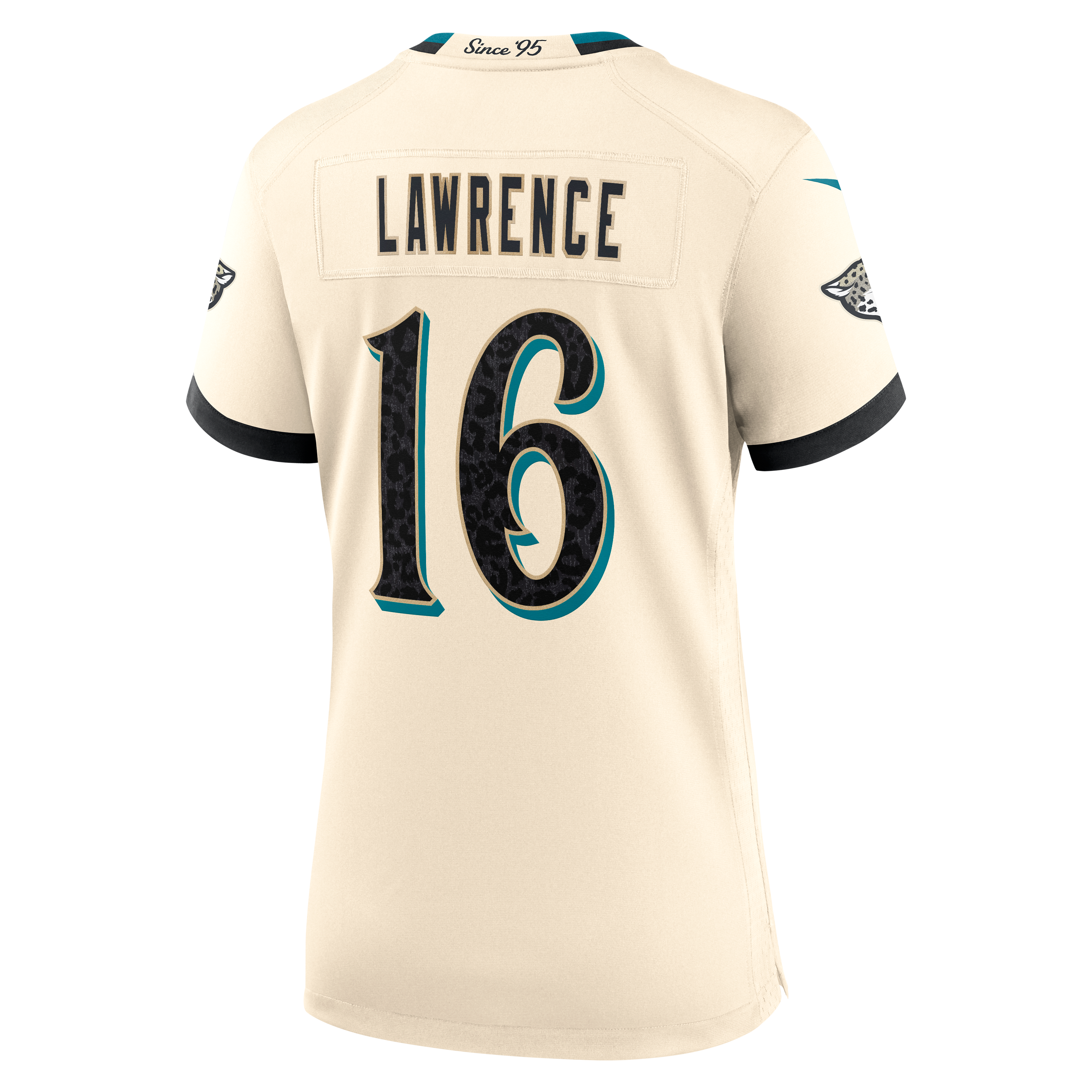 Women's Nike Trevor Lawrence Natural Jacksonville Jaguars 2026 Rivalries Collection Game Jersey