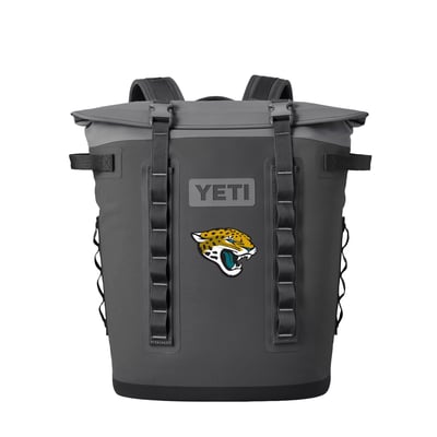  Jacksonville Jaguars YETI Hopper M20 Soft Cooler Backpack - Charcoal