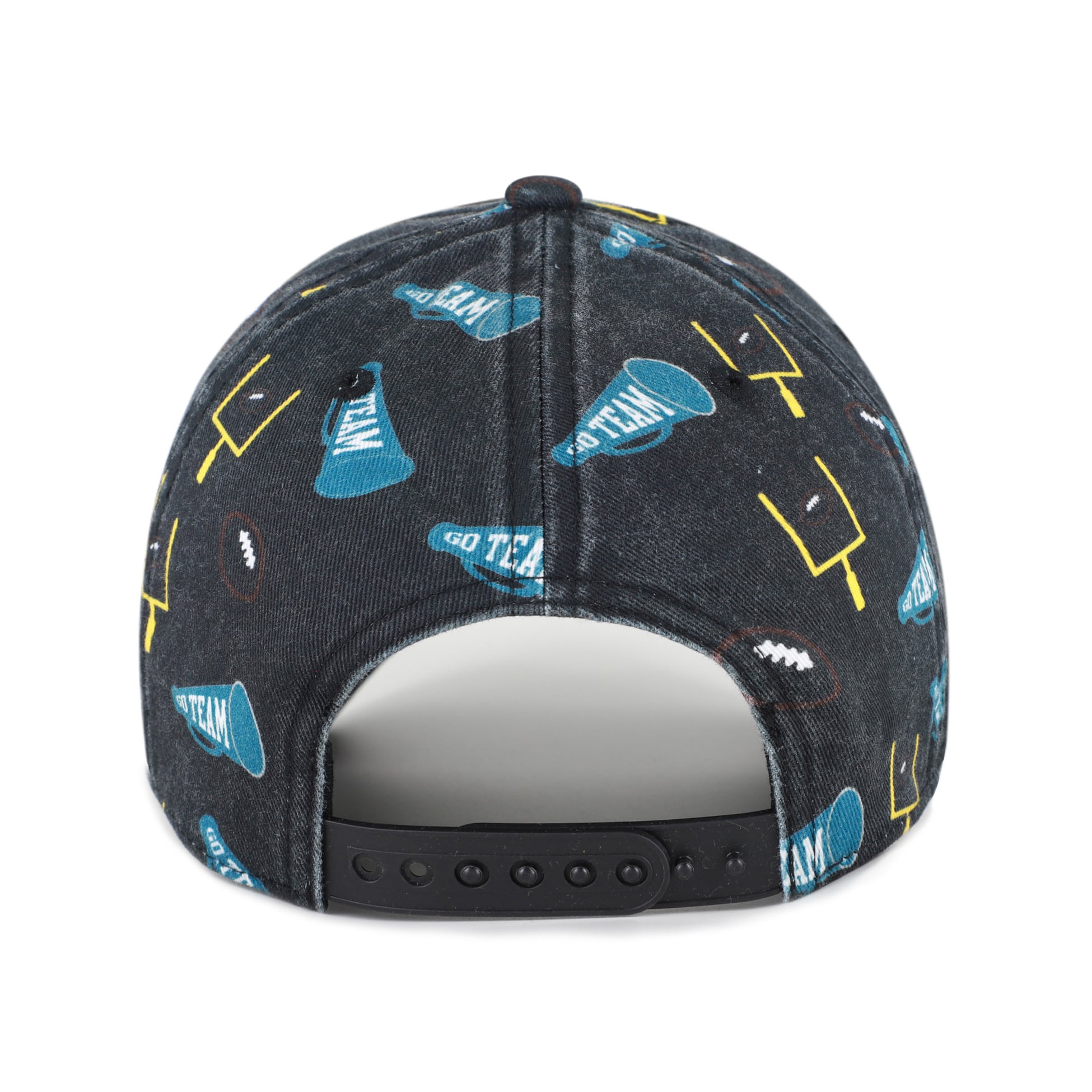 Youth '47 Black Jacksonville Jaguars Stomping Ground Clean Up Adjustable Hat