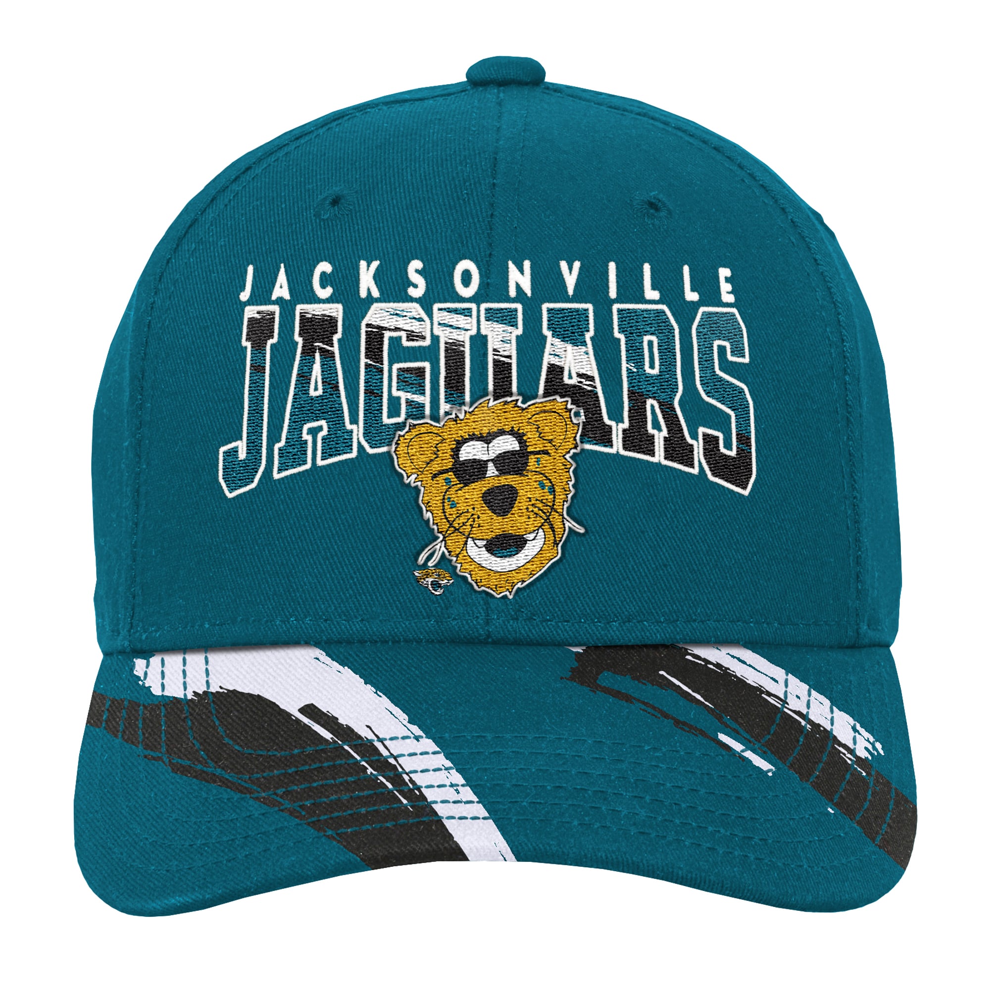 Youth Mitchell & Ness Teal Jacksonville Jaguars Big Head Pro Crown Snapback Hat