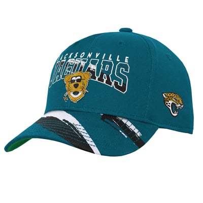 Jacksonville Jaguars Mitchell & Ness Youth Big Head Pro Crown Snapback Hat - Teal

