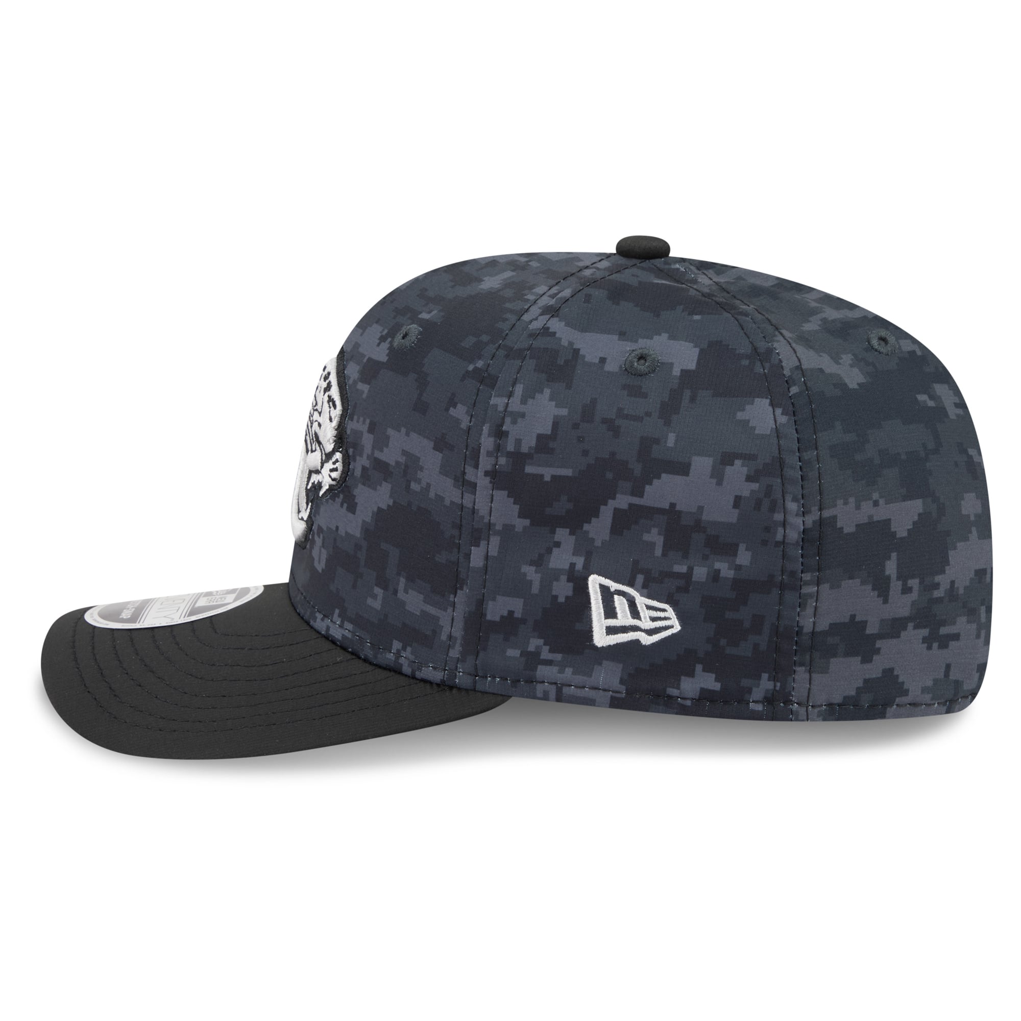 Casquette ajustable New Era noire pour jeunes, Jacksonville Jaguars 2026 Salute To Service 9SEVENTY
