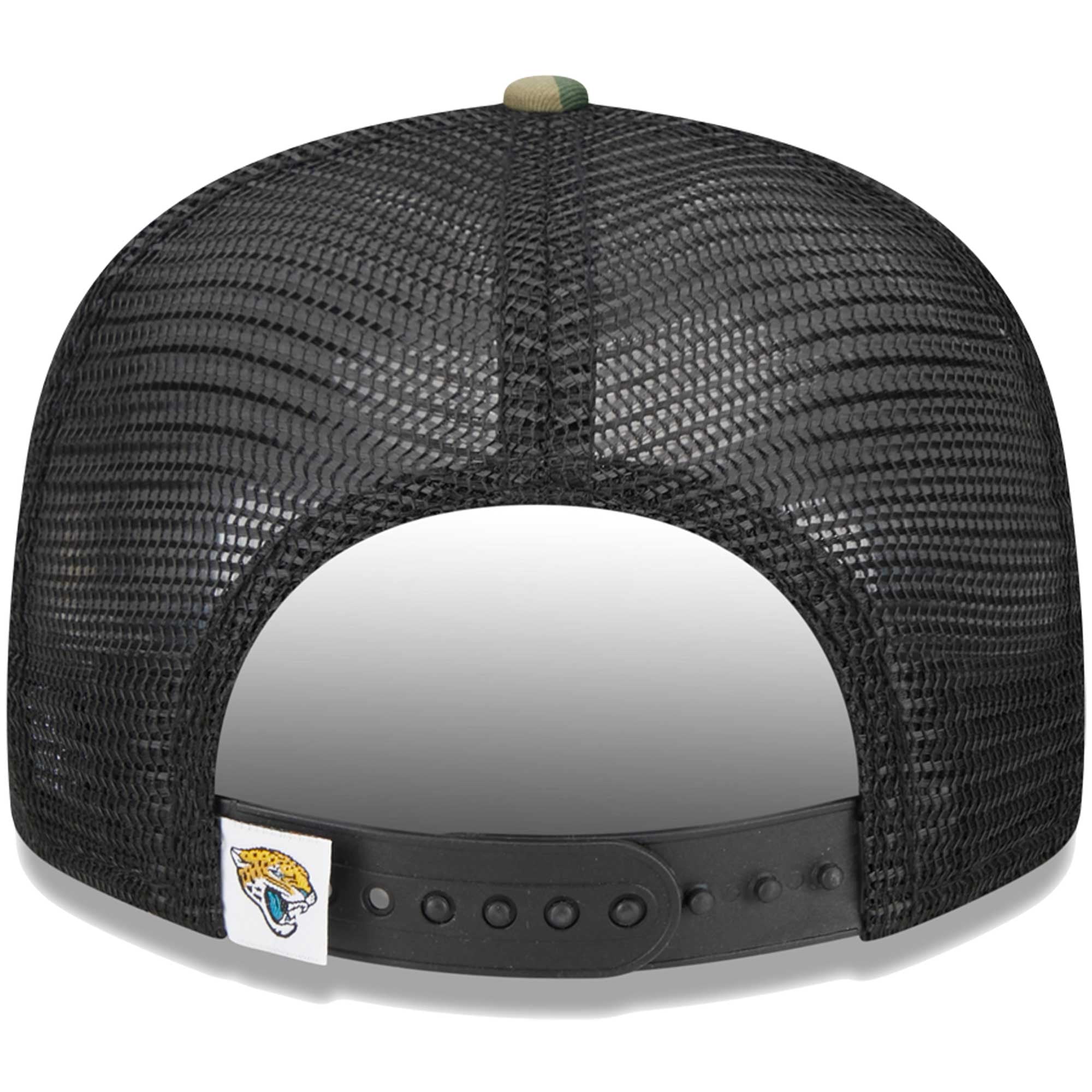 Casquette New Era Camo Jacksonville Jaguars Main Trucker 9FIFTY Snapback pour jeune