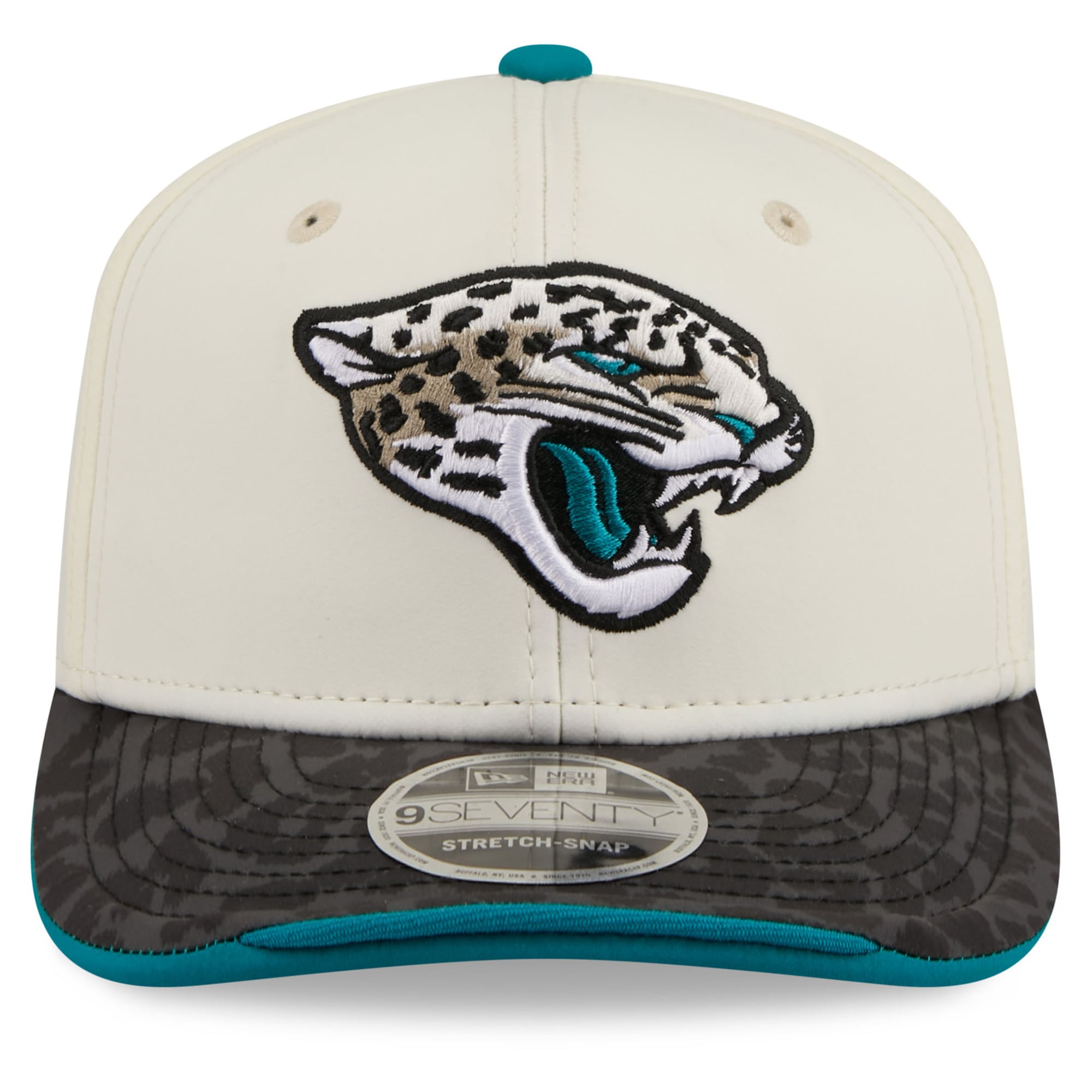 Youth New Era Natural Jacksonville Jaguars 2026 Rivalries Collection 9SEVENTY Adjustable Hat