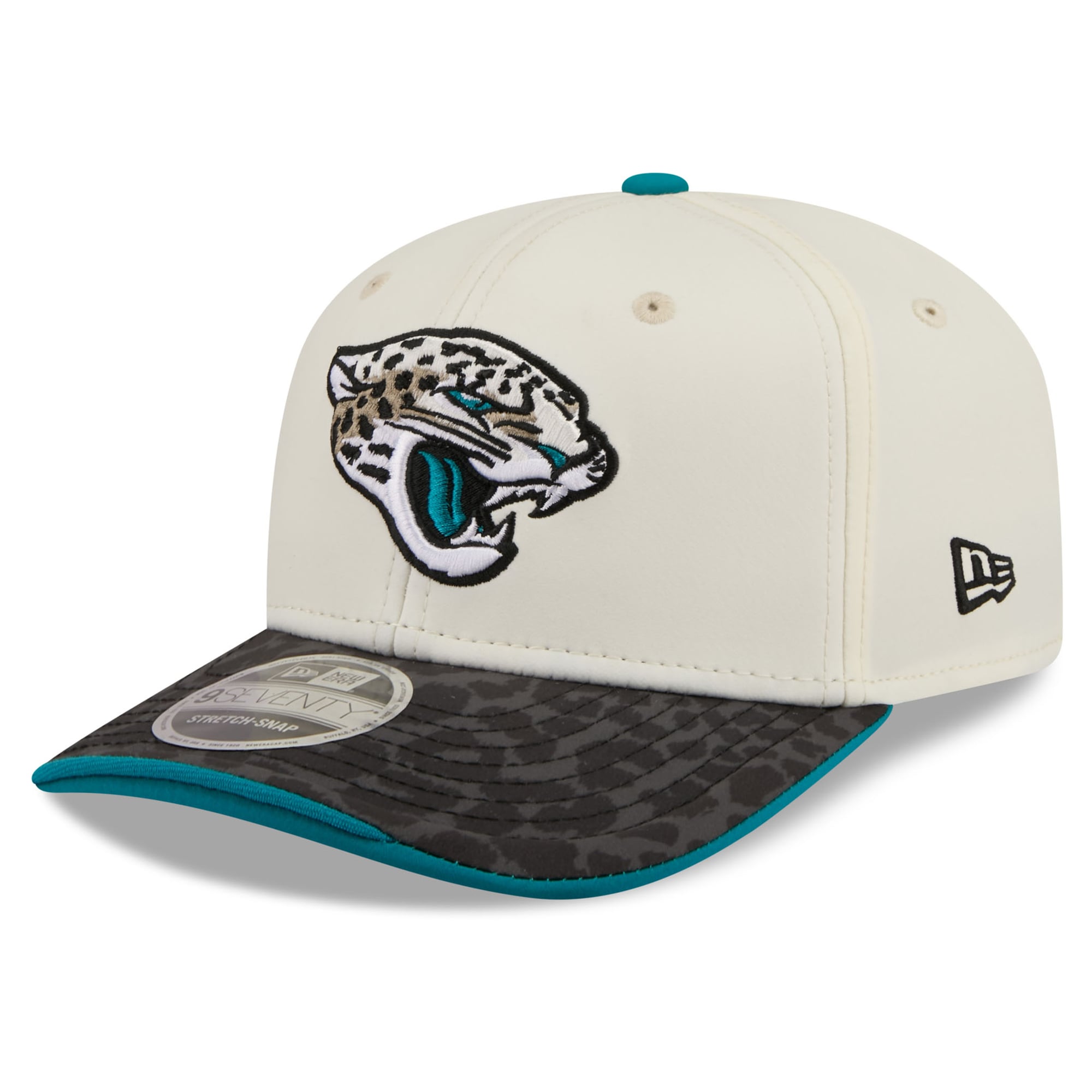 Youth New Era Natural Jacksonville Jaguars 2026 Rivalries Collection 9SEVENTY Adjustable Hat