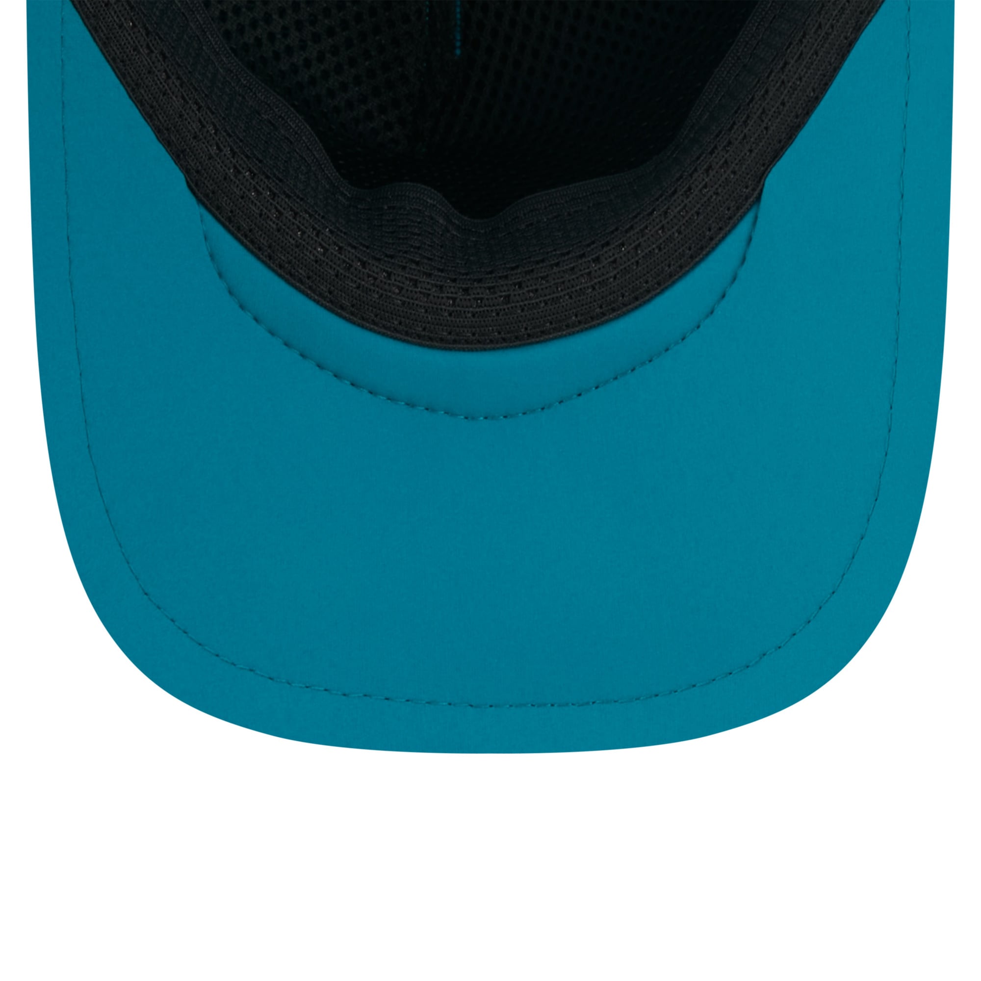 Youth New Era Teal Jacksonville Jaguars 2026 Sideline Apex 9FORTY Adjustable Trucker Hat