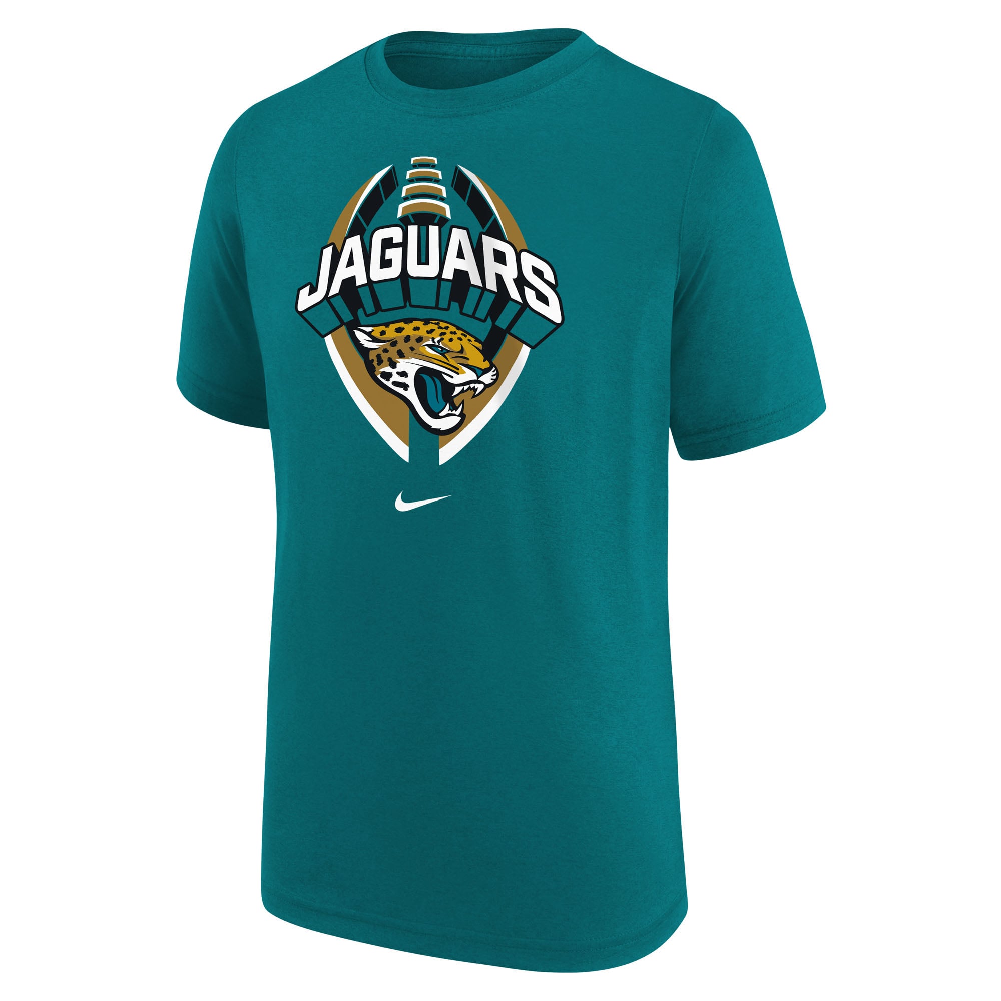 T-shirt Nike Legend Icon bleu sarcelle pour jeunes des Jaguars de Jacksonville