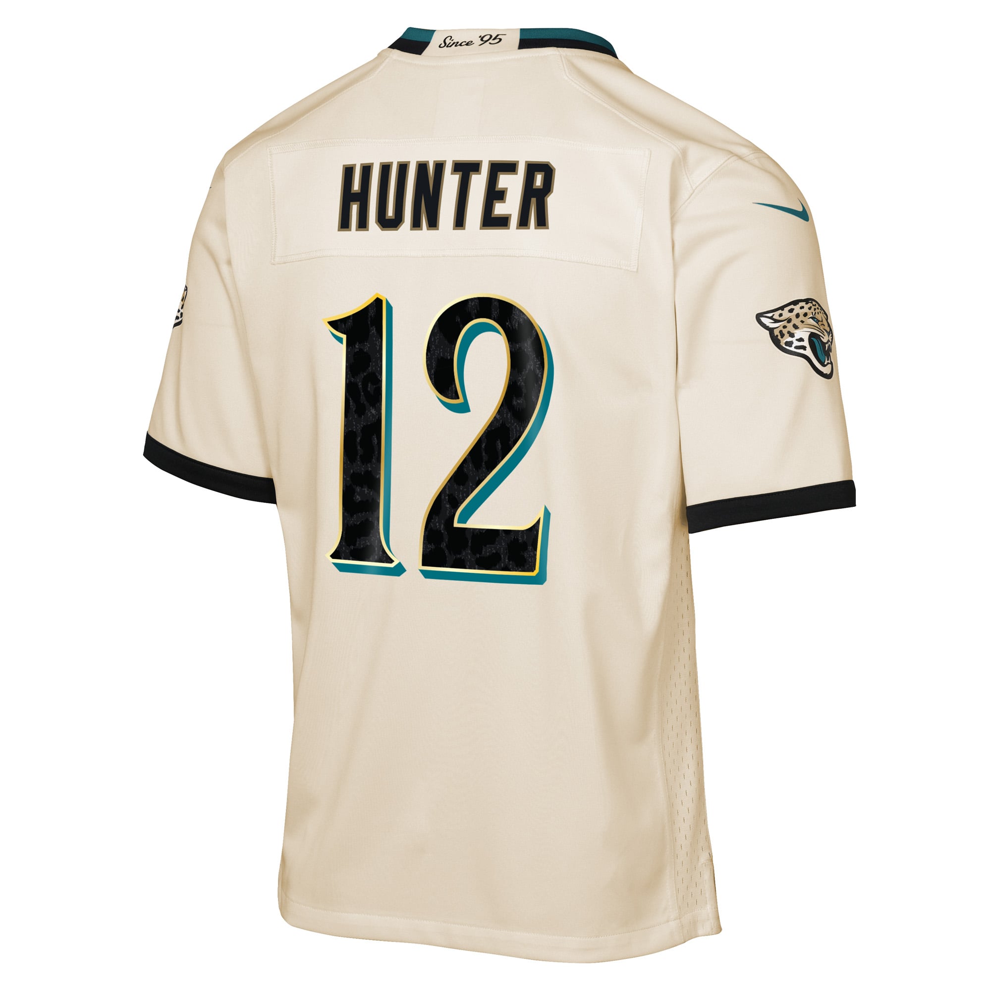 Youth Nike Travis Hunter Natural Jacksonville Jaguars 2026 Rivalries Collection Game Jersey