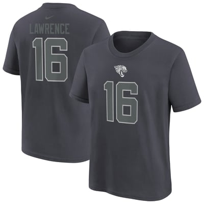 Trevor Lawrence Jacksonville Jaguars Nike Youth Name & Number T-Shirt - Anthracite
